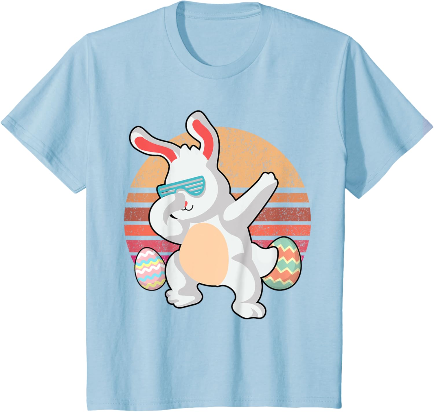 Rabbit Dabbing Too Hip To Hop Bunny Funny Easter Day T-Shirt