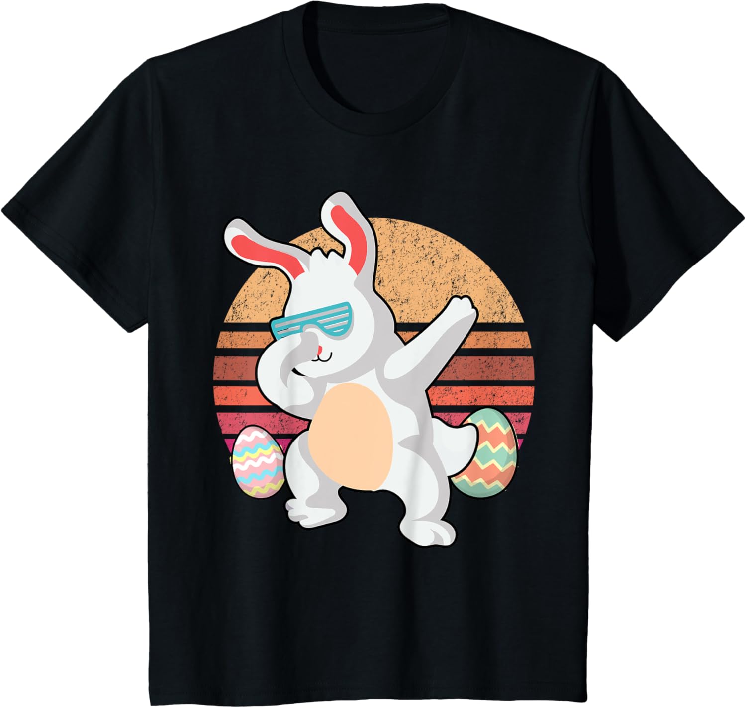 Rabbit Dabbing Too Hip To Hop Bunny Funny Easter Day T-Shirt