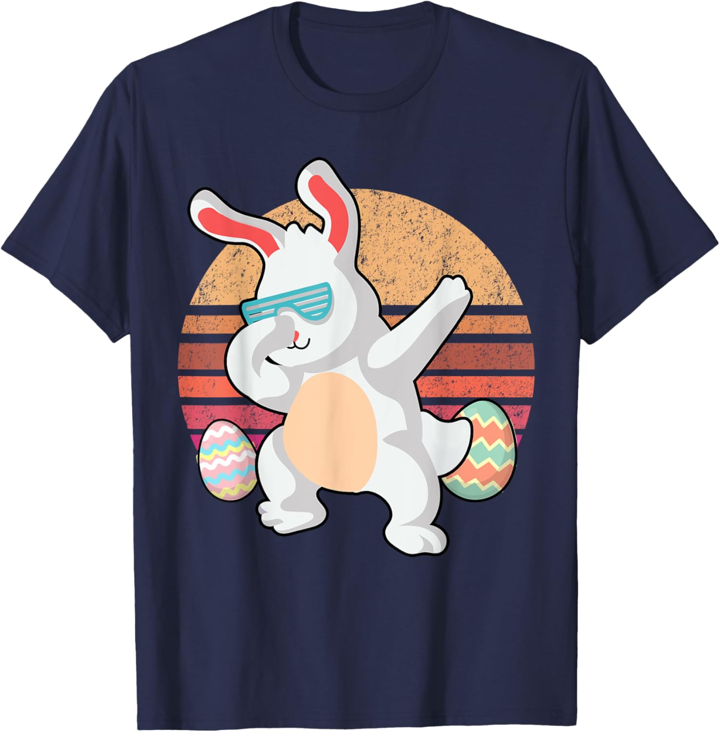 Rabbit Dabbing Too Hip To Hop Bunny Funny Easter Day T-Shirt