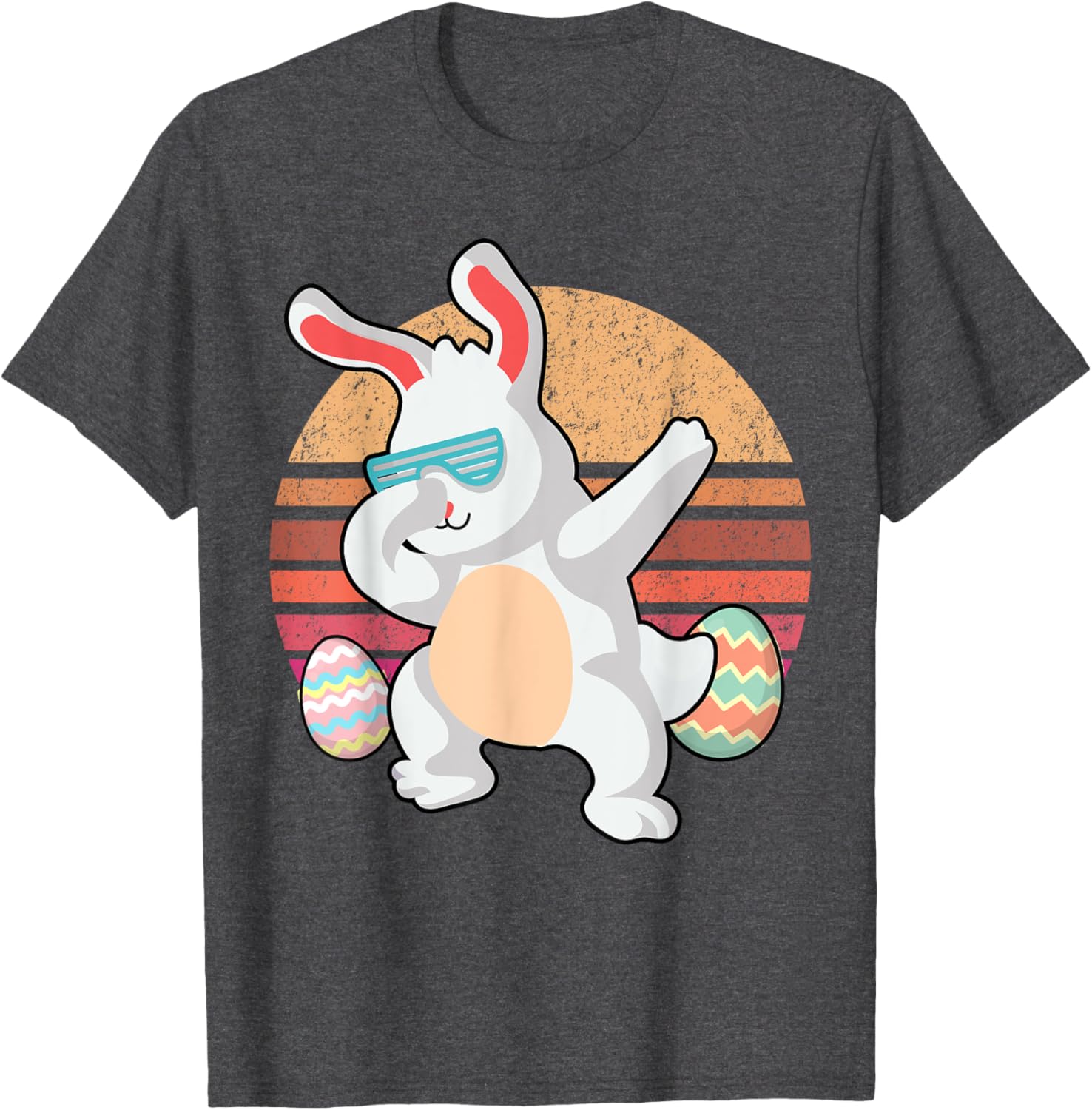 Rabbit Dabbing Too Hip To Hop Bunny Funny Easter Day T-Shirt