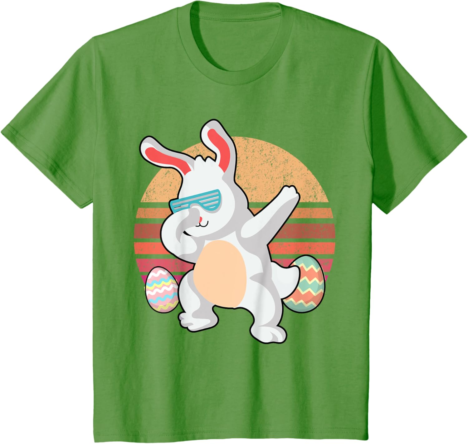 Rabbit Dabbing Too Hip To Hop Bunny Funny Easter Day T-Shirt