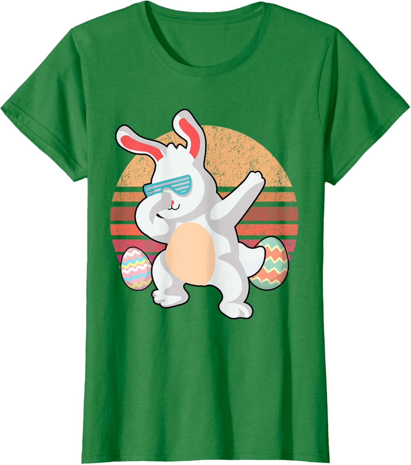 Rabbit Dabbing Too Hip To Hop Bunny Funny Easter Day T-Shirt