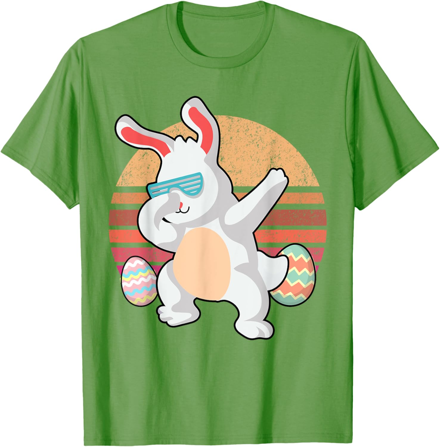 Rabbit Dabbing Too Hip To Hop Bunny Funny Easter Day T-Shirt