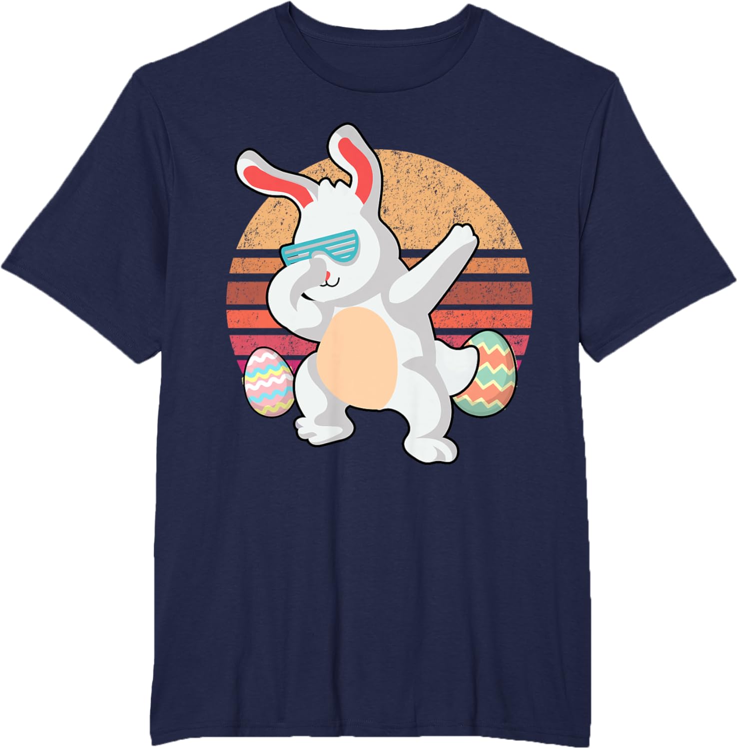 Rabbit Dabbing Too Hip To Hop Bunny Funny Easter Day T-Shirt