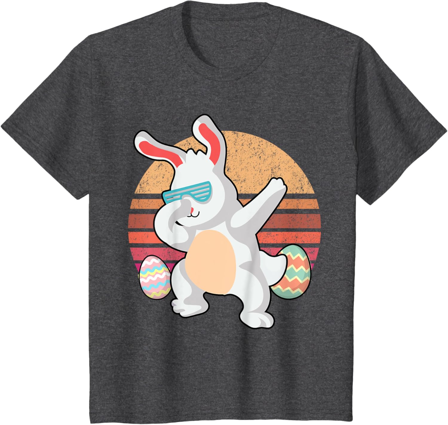 Rabbit Dabbing Too Hip To Hop Bunny Funny Easter Day T-Shirt