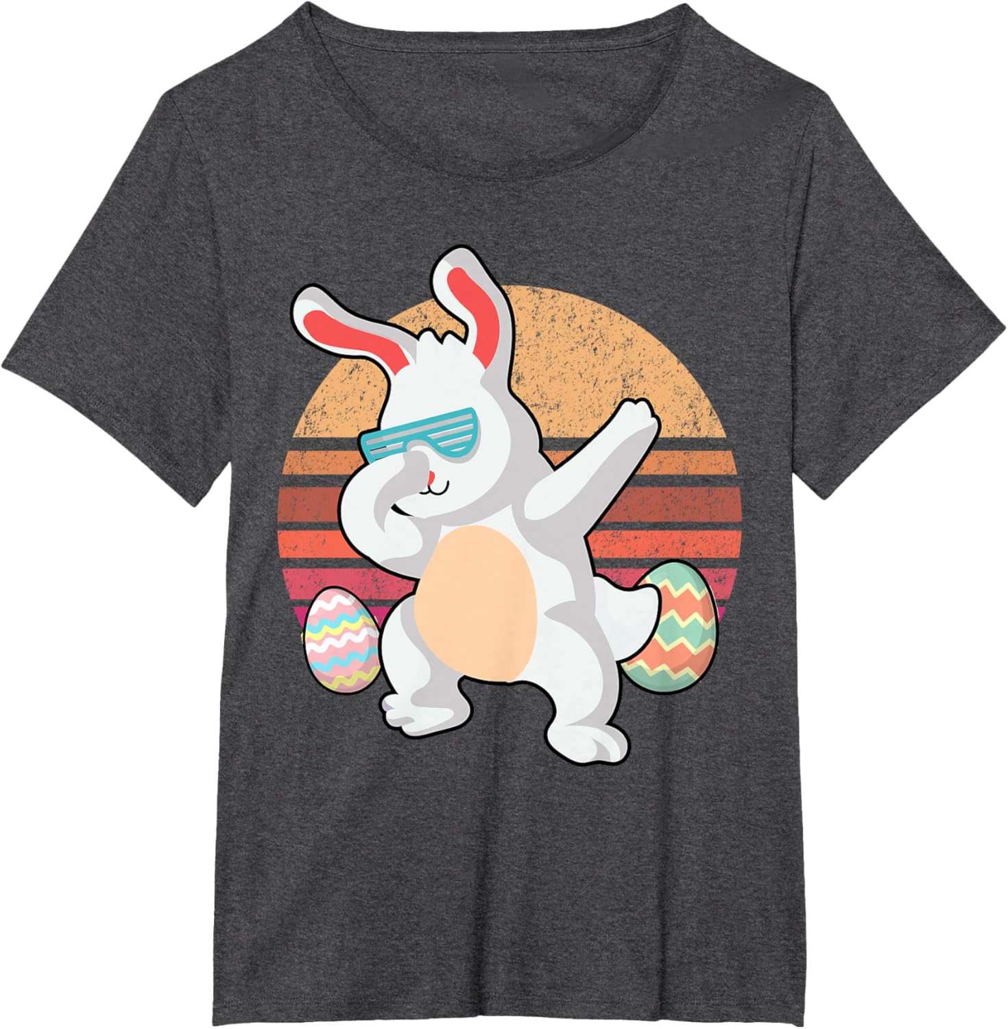 Rabbit Dabbing Too Hip To Hop Bunny Funny Easter Day T-Shirt