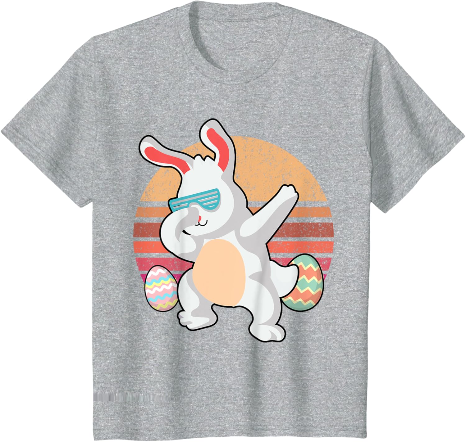 Rabbit Dabbing Too Hip To Hop Bunny Funny Easter Day T-Shirt