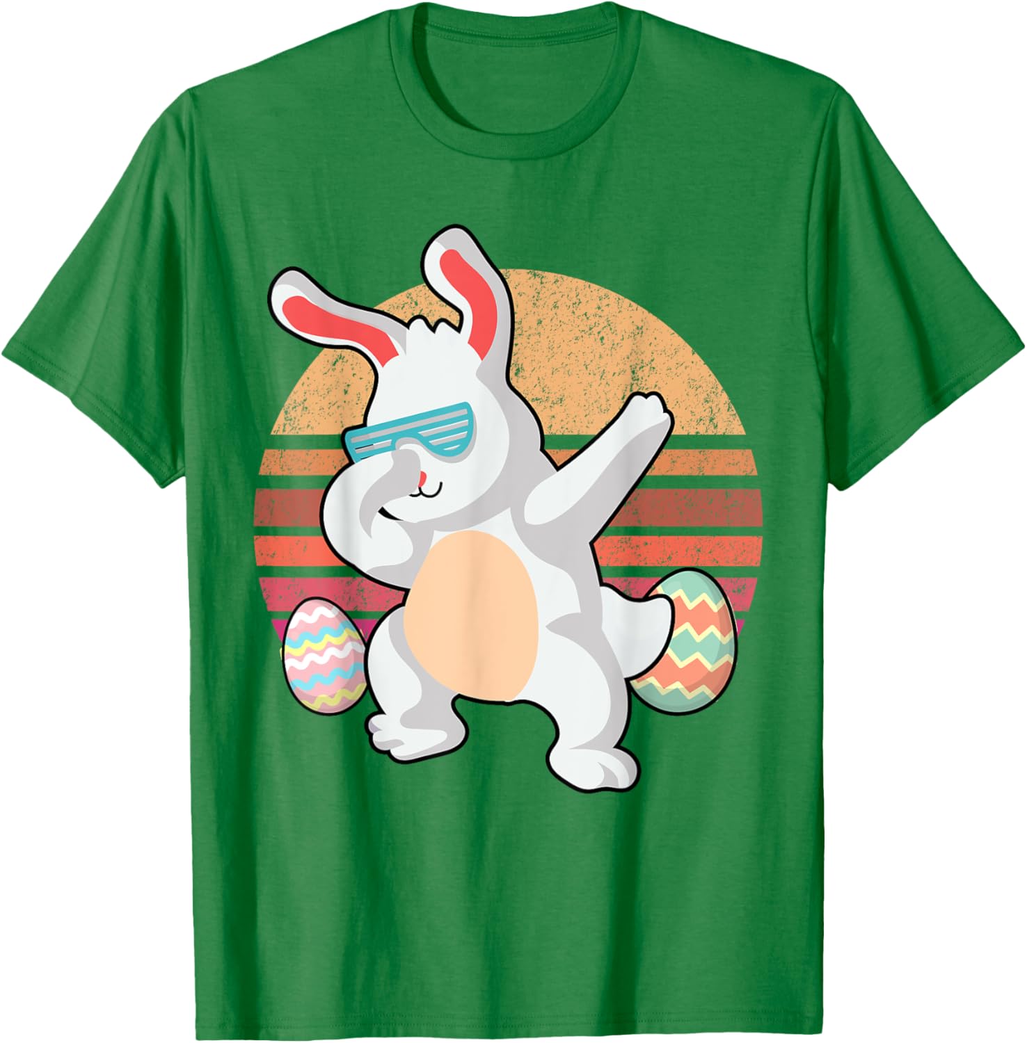 Rabbit Dabbing Too Hip To Hop Bunny Funny Easter Day T-Shirt