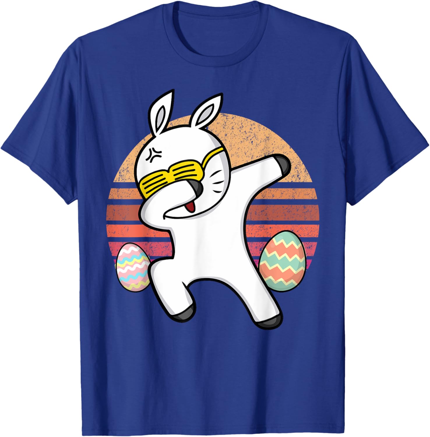 Rabbit Dabbing Too Hip To Hop Bunny Funny Easter Day T-Shirt