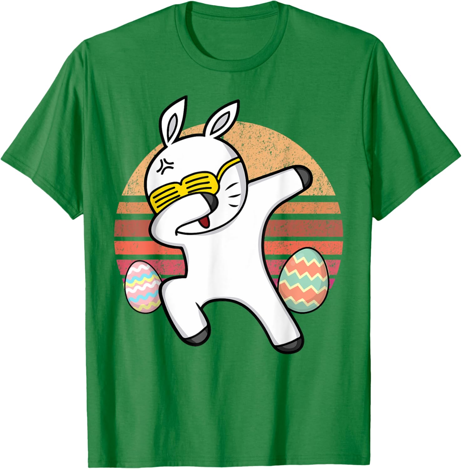 Rabbit Dabbing Too Hip To Hop Bunny Funny Easter Day T-Shirt