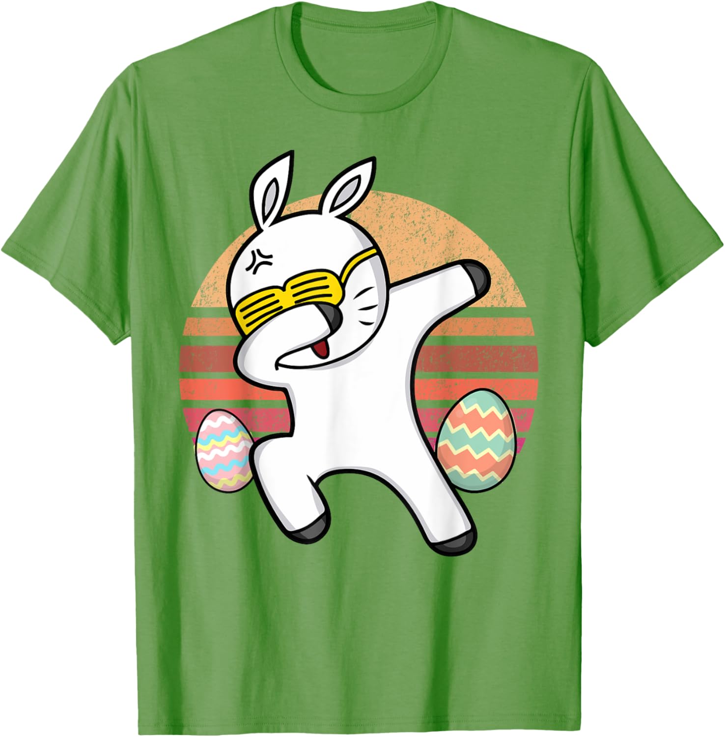 Rabbit Dabbing Too Hip To Hop Bunny Funny Easter Day T-Shirt