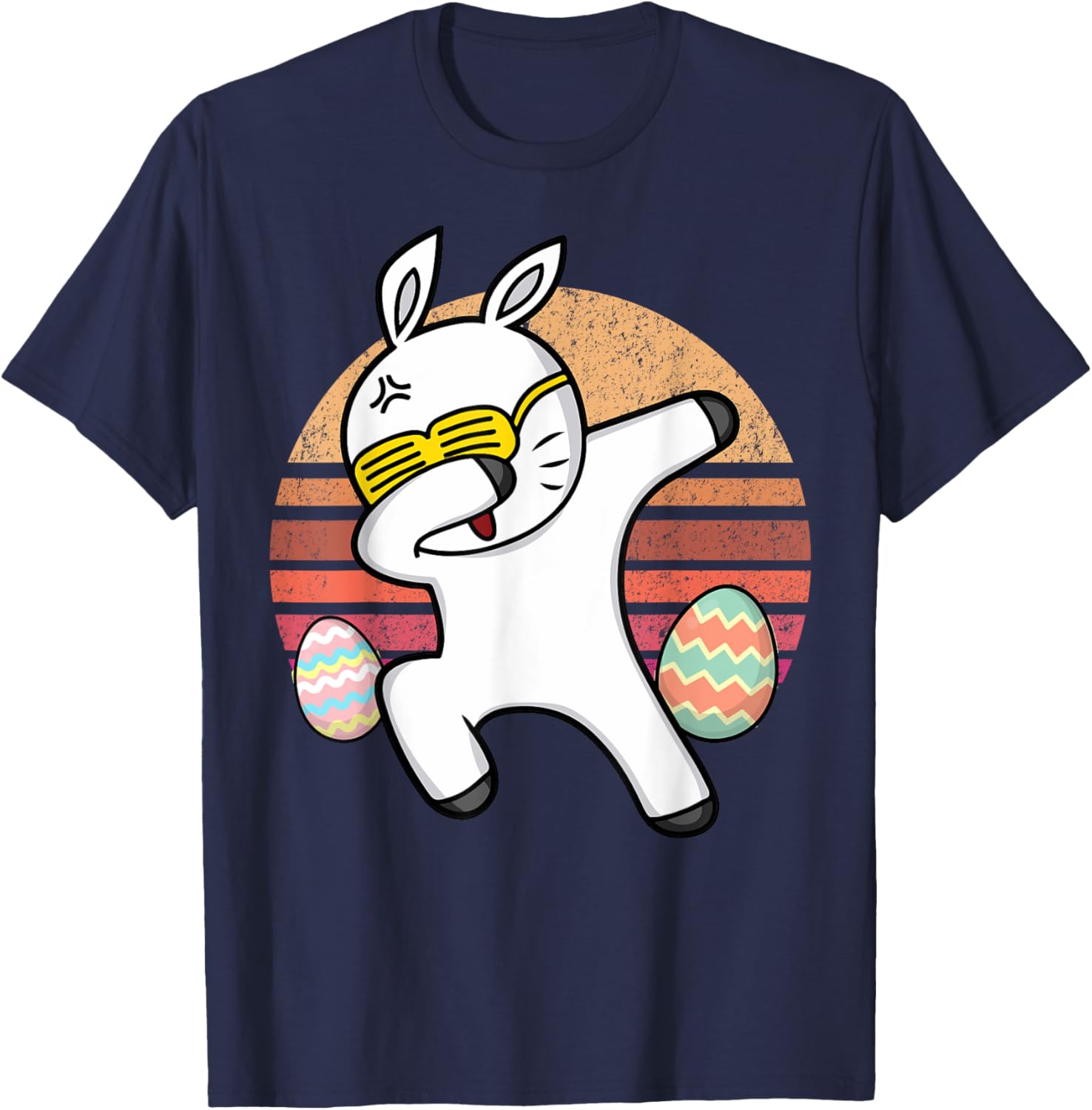 Rabbit Dabbing Too Hip To Hop Bunny Funny Easter Day T-Shirt