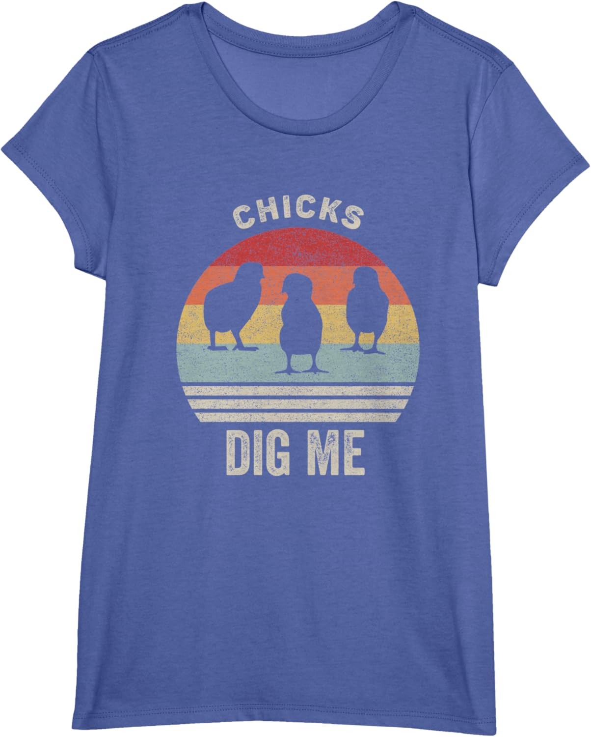 Retro Chicks Dig Me Shirt Funny Easter Gift Vintage T-Shirt