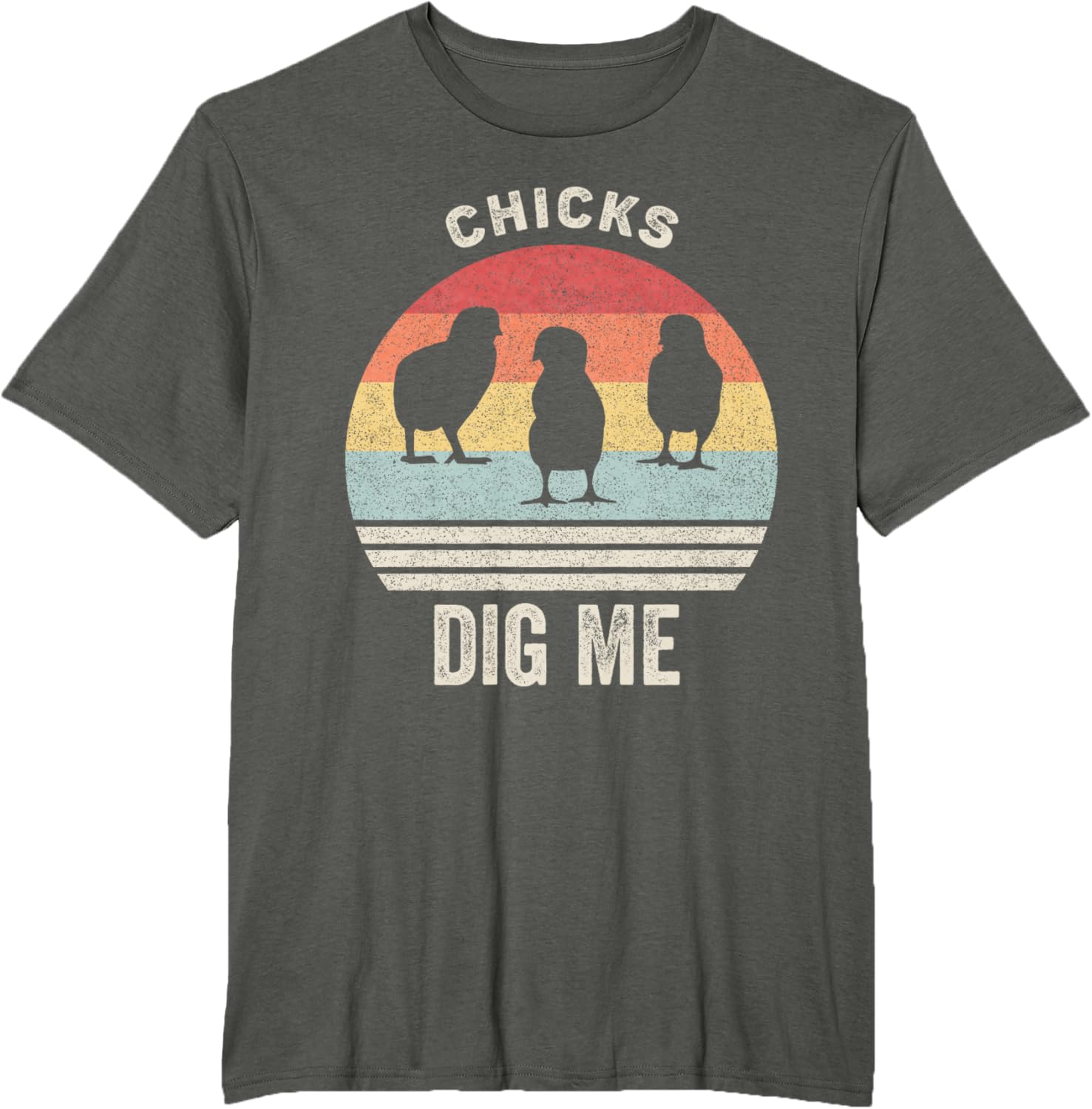 Retro Chicks Dig Me Shirt Funny Easter Gift Vintage T-Shirt