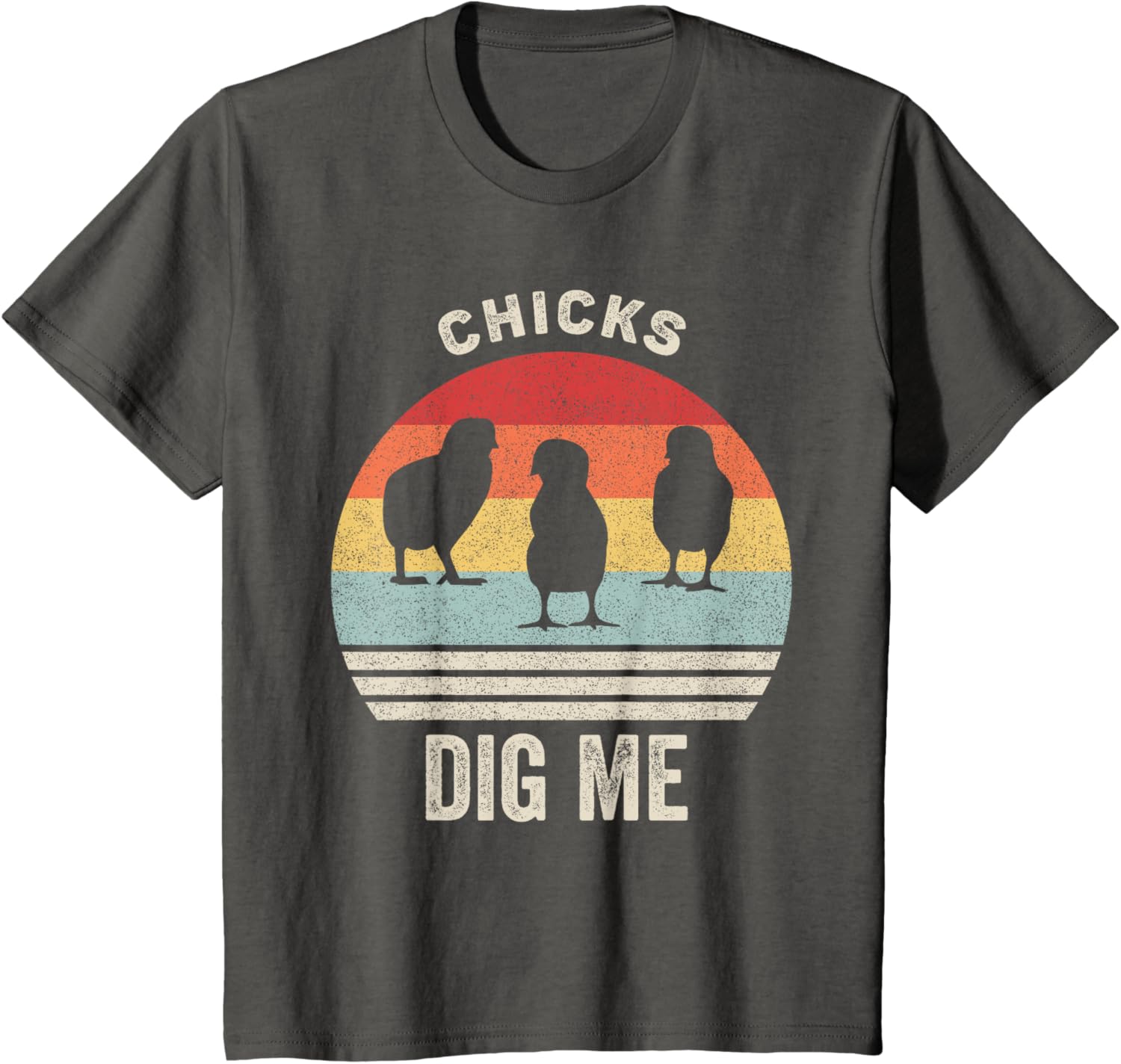 Retro Chicks Dig Me Shirt Funny Easter Gift Vintage T-Shirt