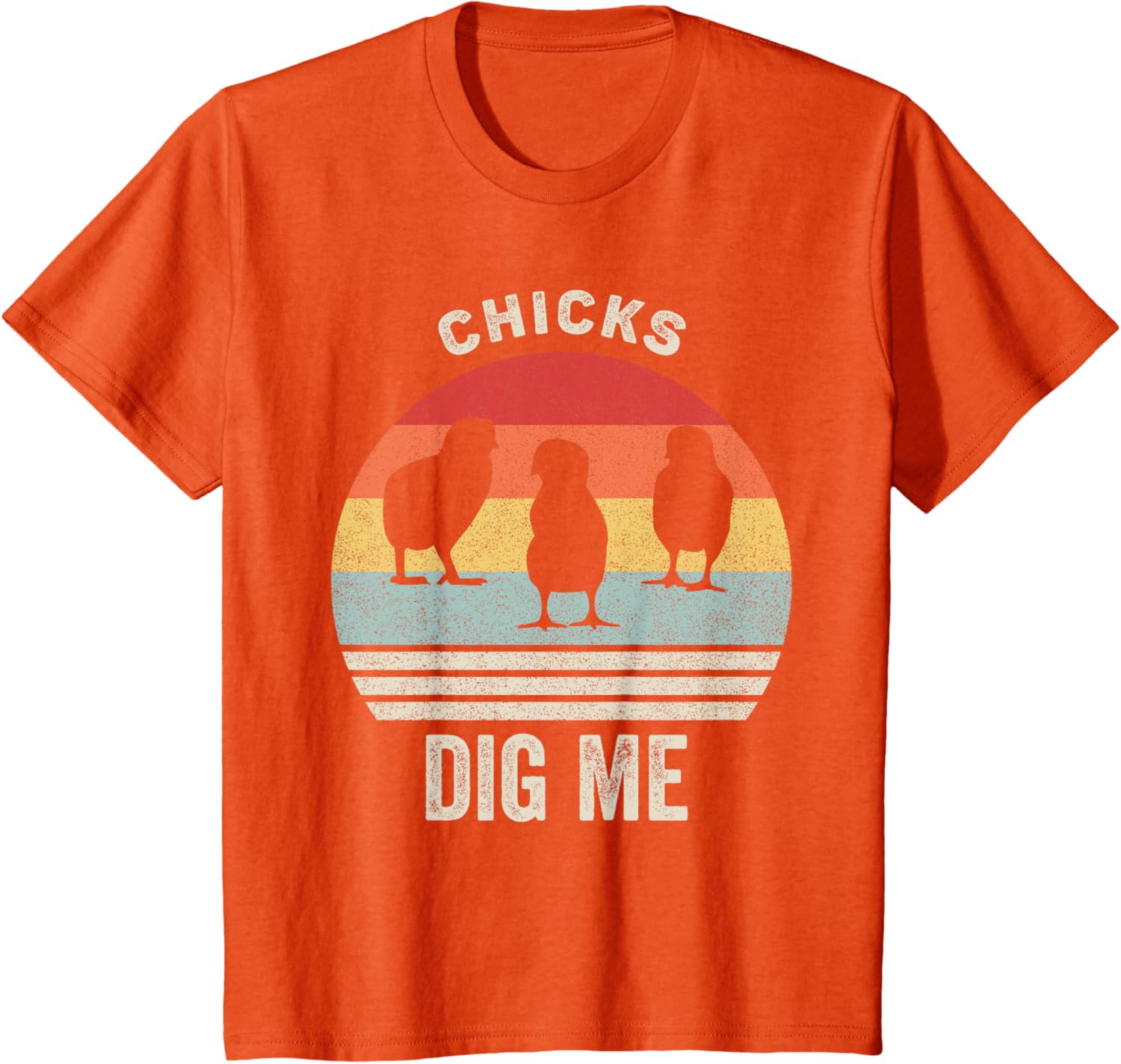 Retro Chicks Dig Me Shirt Funny Easter Gift Vintage T-Shirt