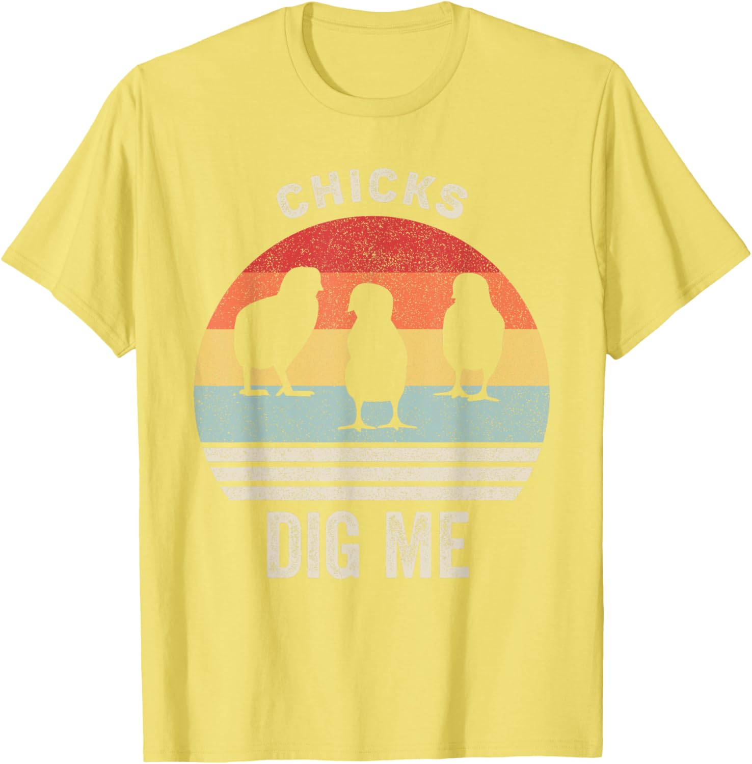 Retro Chicks Dig Me Shirt Funny Easter Gift Vintage T-Shirt