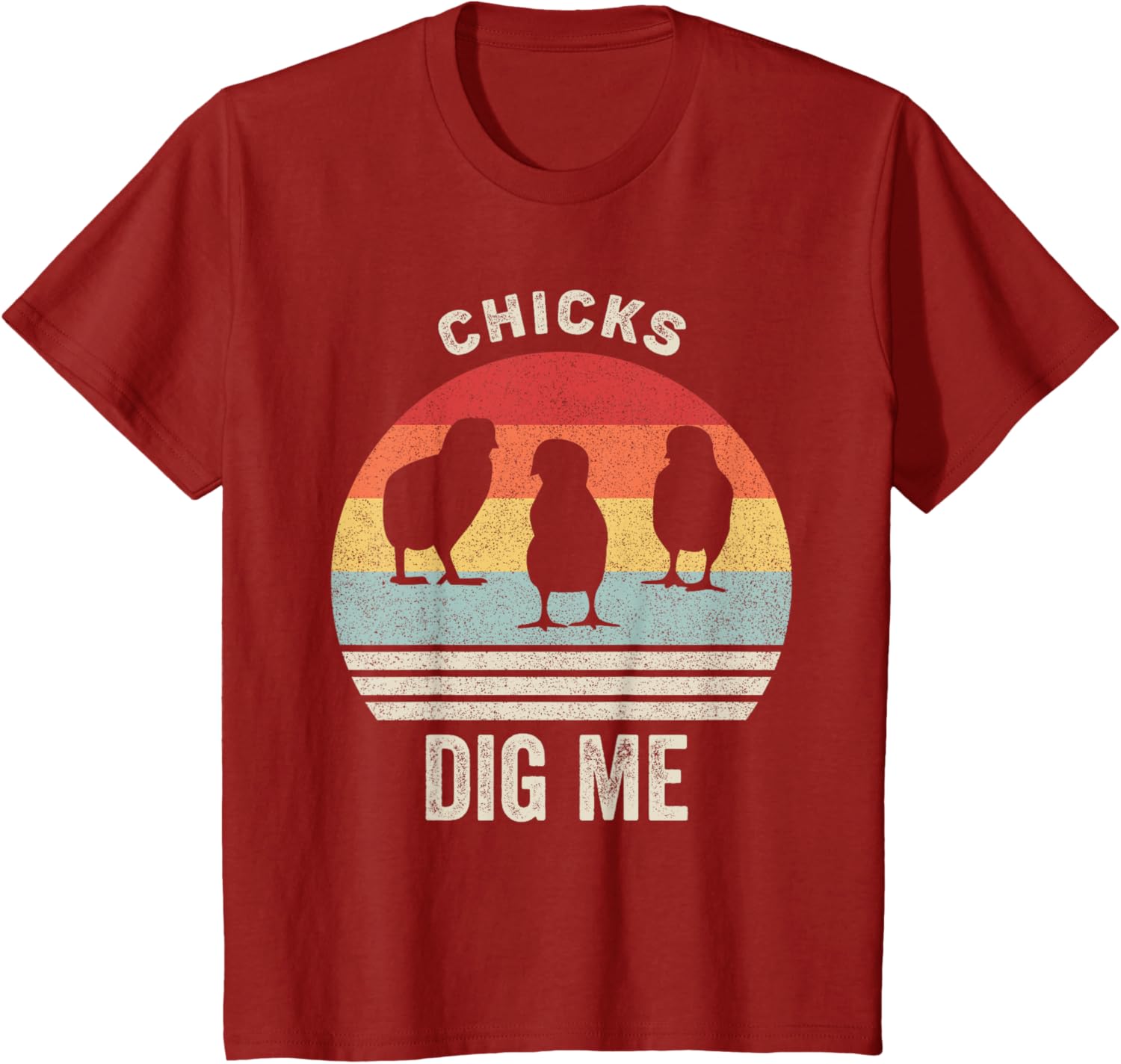 Retro Chicks Dig Me Shirt Funny Easter Gift Vintage T-Shirt