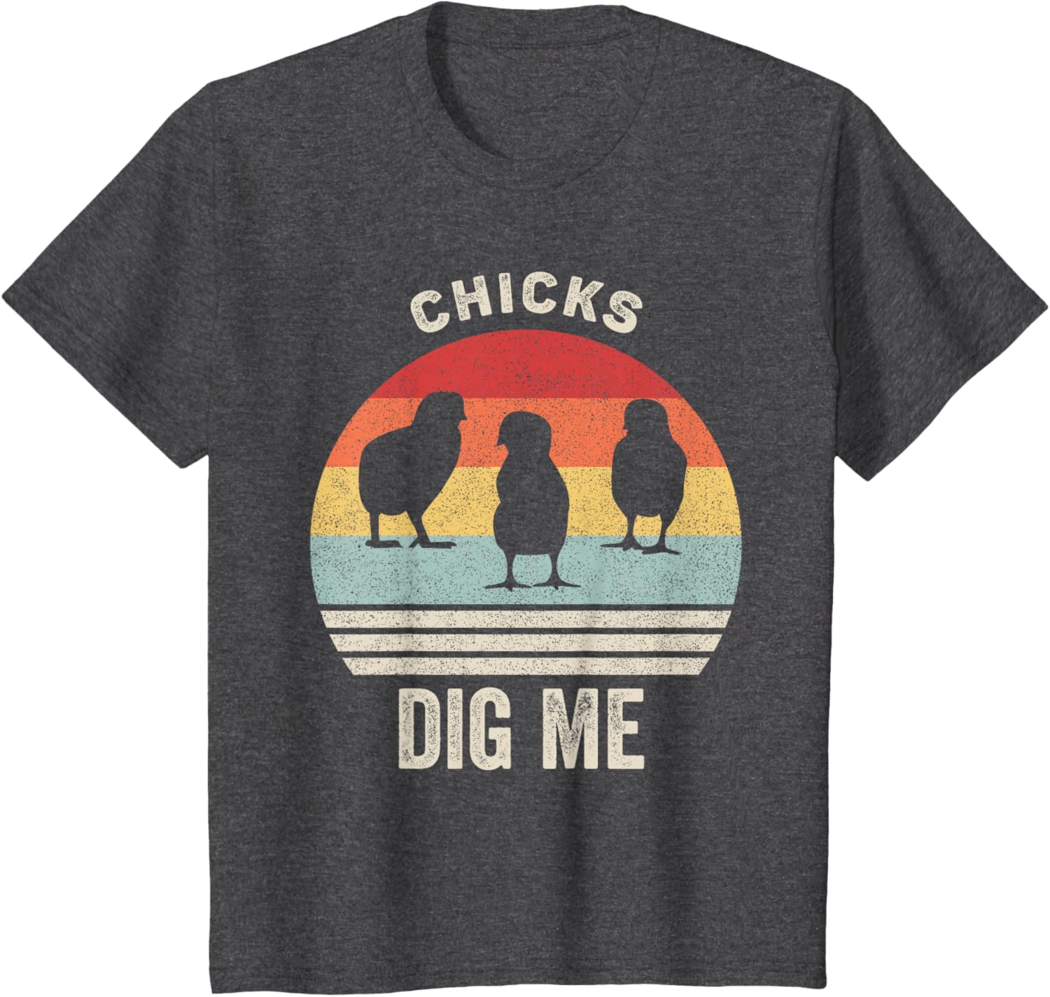 Retro Chicks Dig Me Shirt Funny Easter Gift Vintage T-Shirt