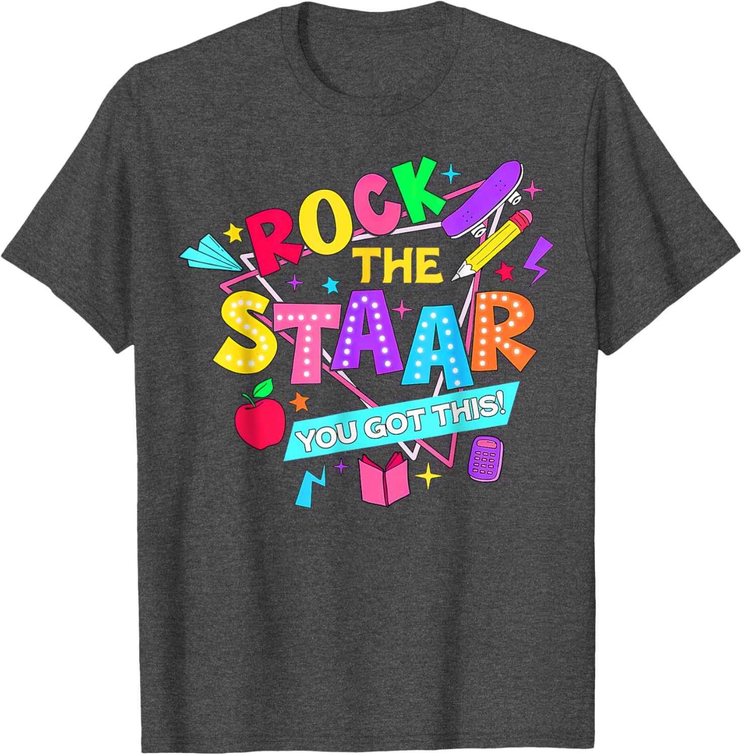 Retro Rock The Staar You Got This Test Day T-Shirt