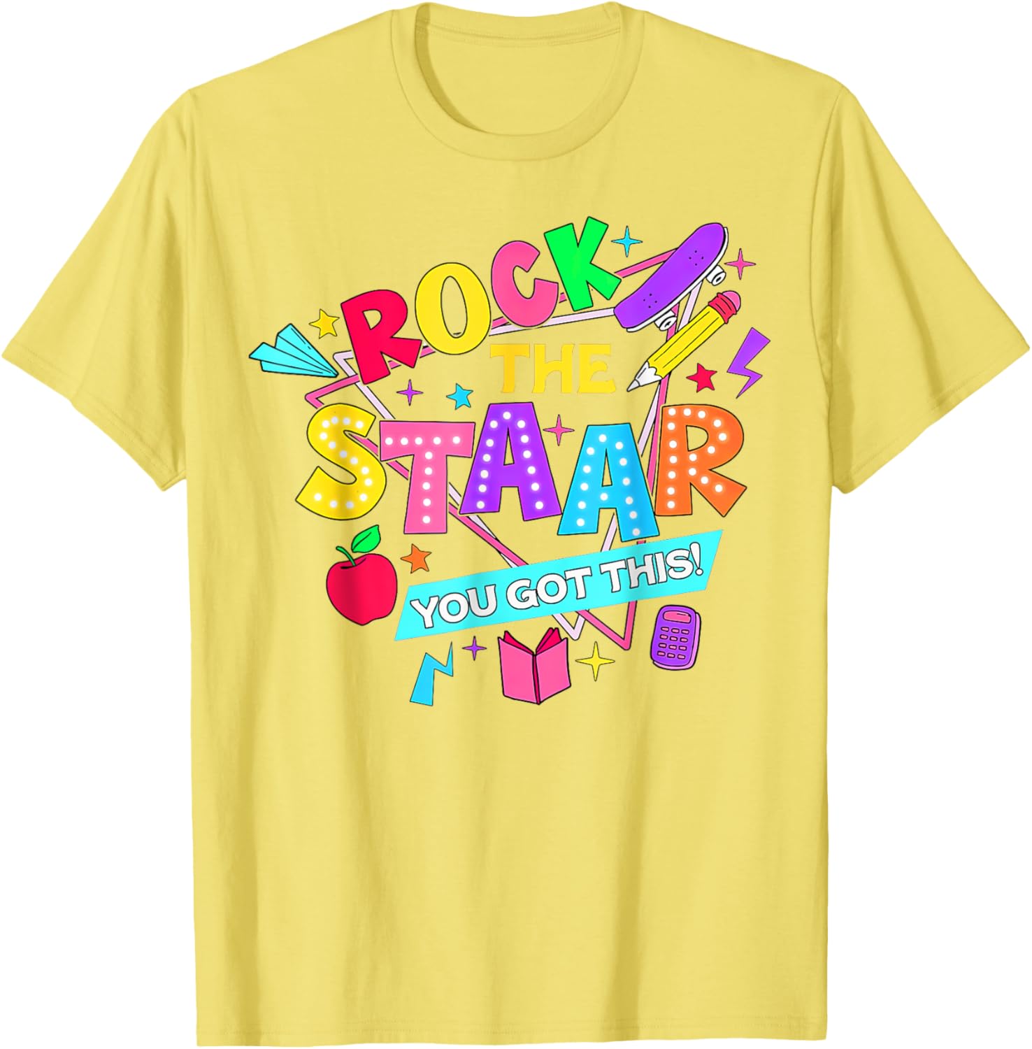 Retro Rock The Staar You Got This Test Day T-Shirt
