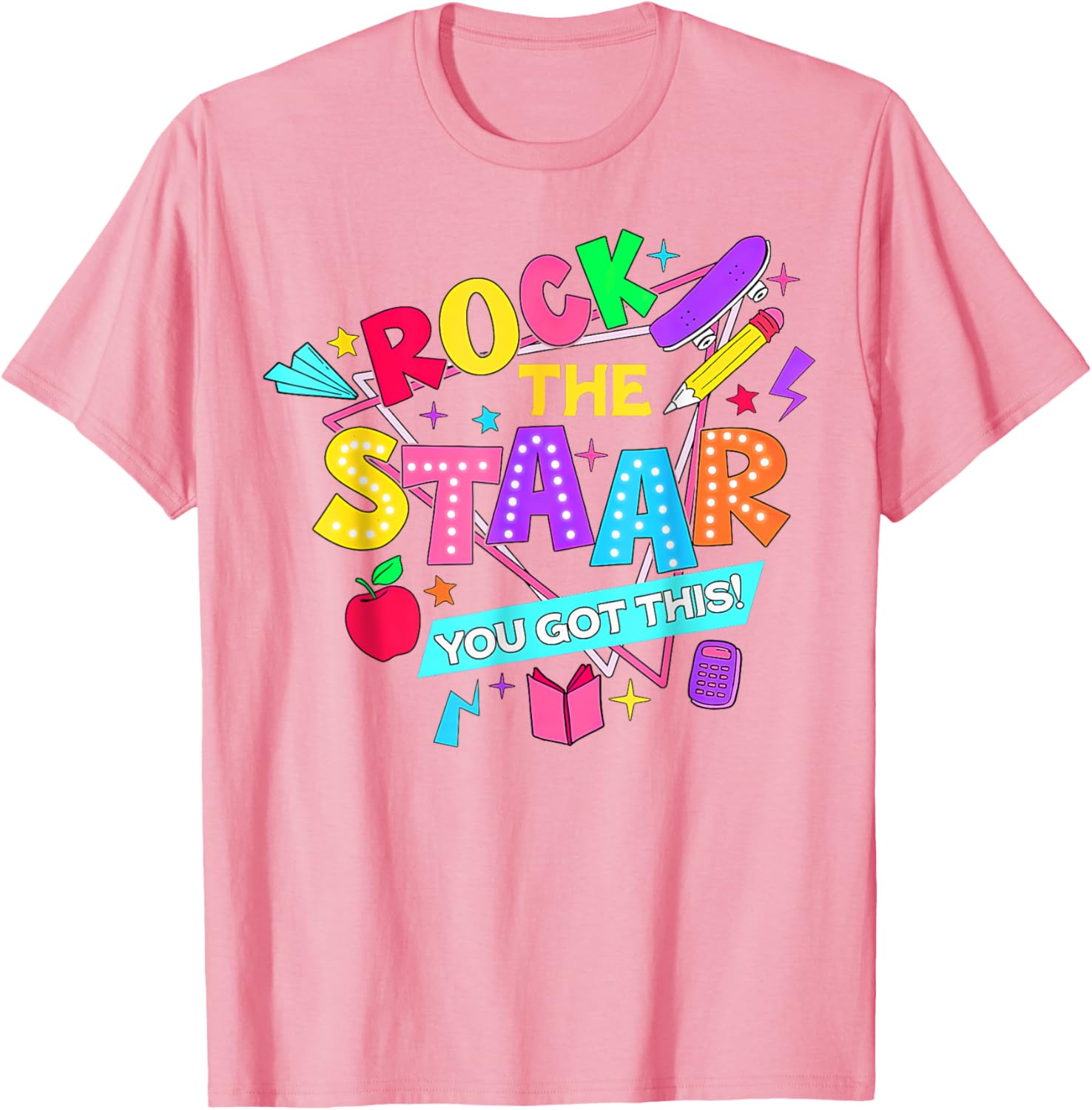 Retro Rock The Staar You Got This Test Day T-Shirt