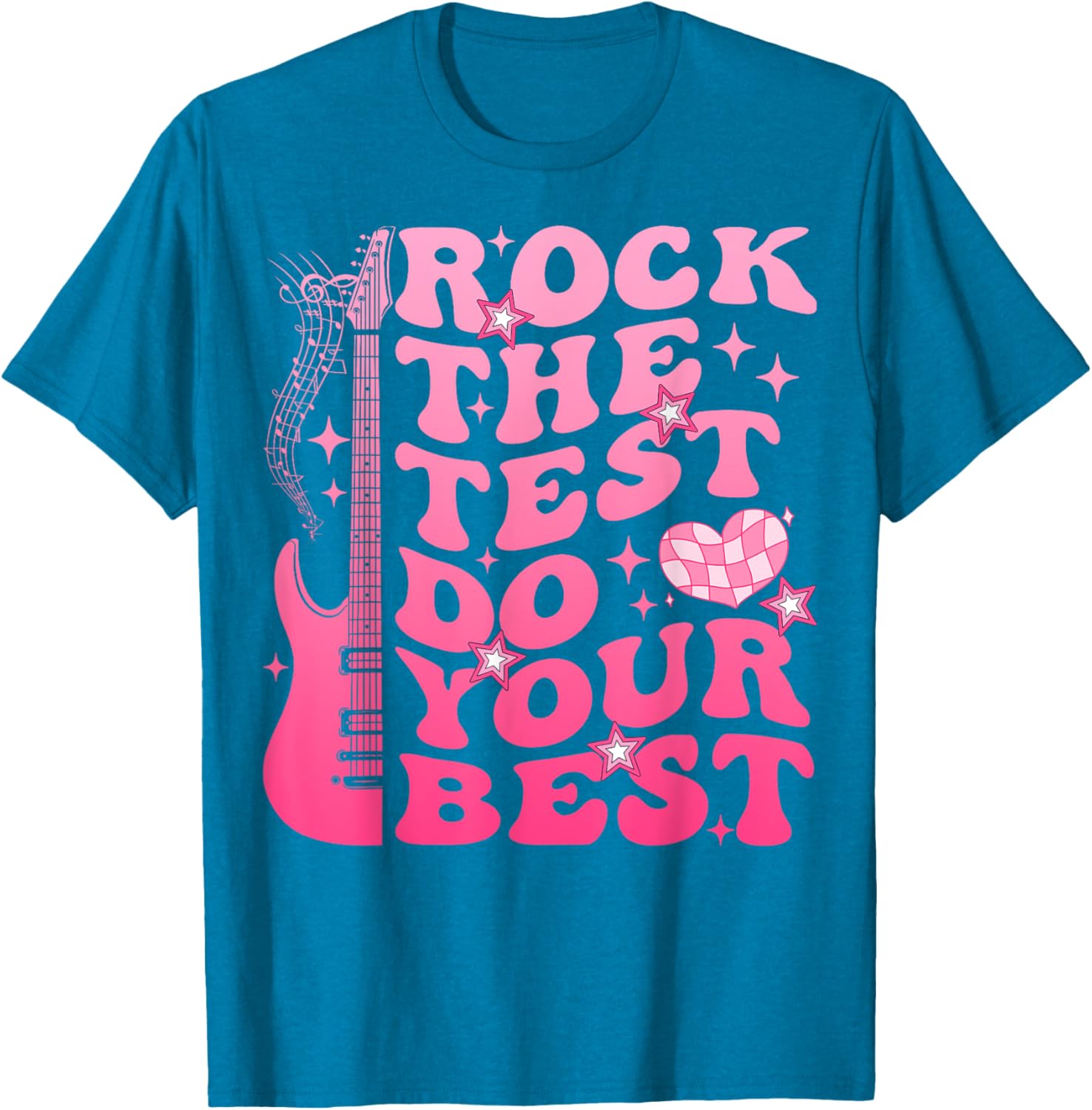 Rock The Test Do Your Best Testing Day For Teacher Student T-Shirt