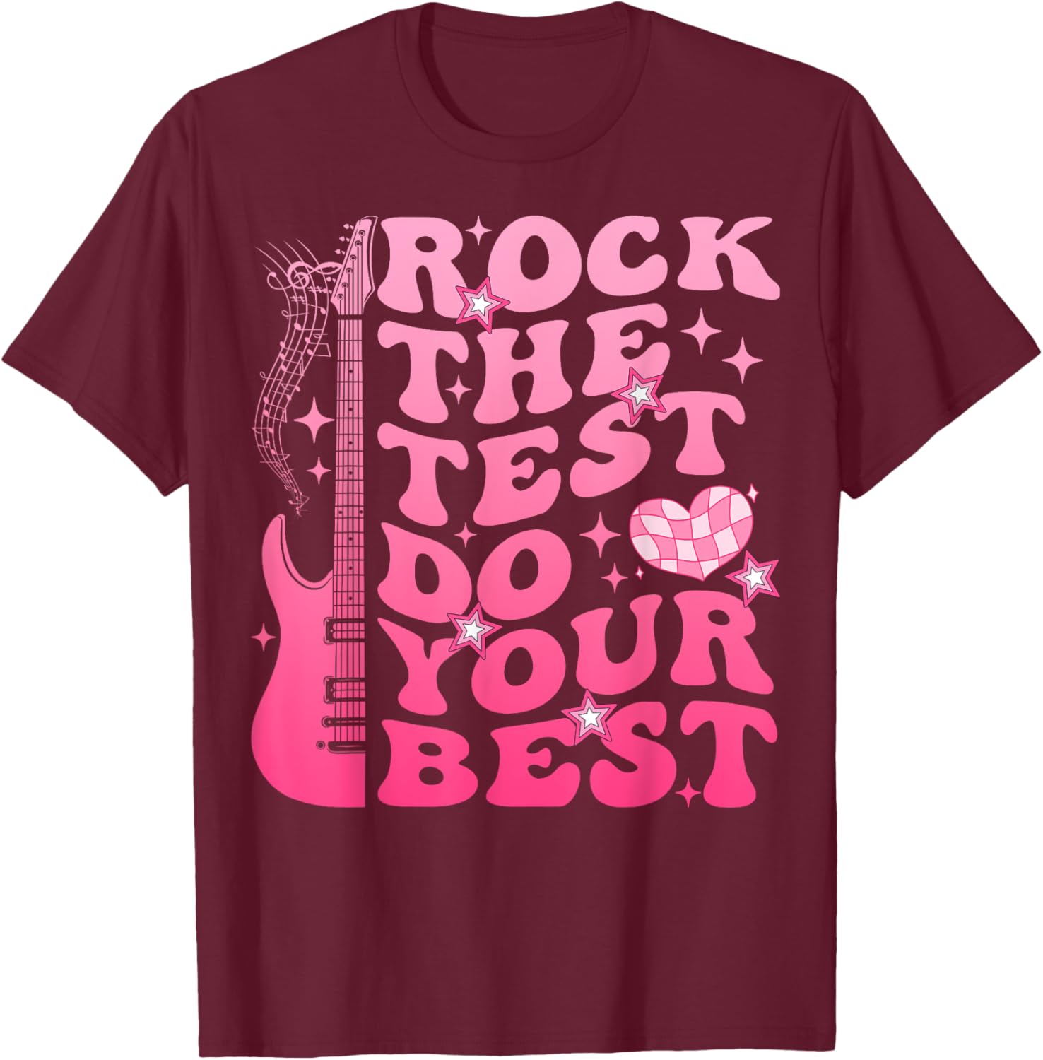 Rock The Test Do Your Best Testing Day For Teacher Student T-Shirt