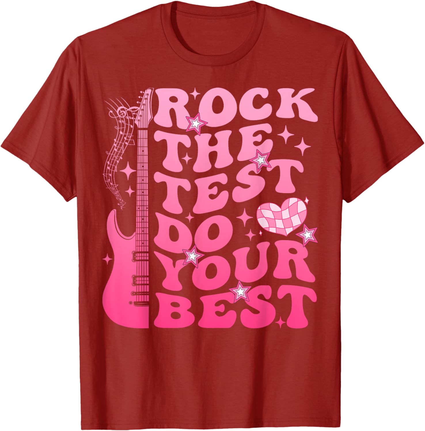 Rock The Test Do Your Best Testing Day For Teacher Student T-Shirt