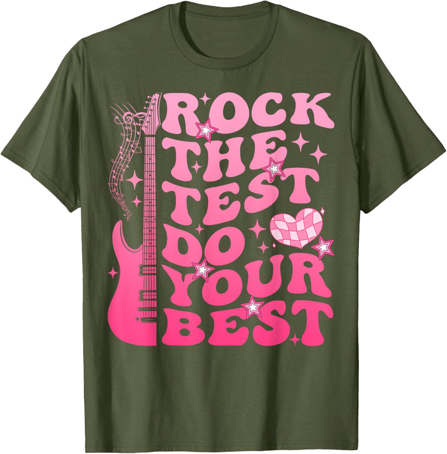 Rock The Test Do Your Best Testing Day For Teacher Student T-Shirt