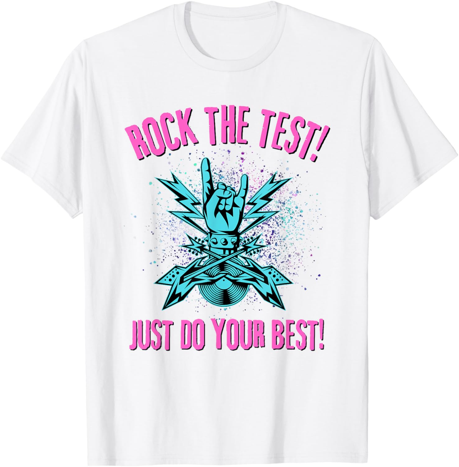 Rock The Test Rock N Roll Test Day Teacher Student Testing T-Shirt