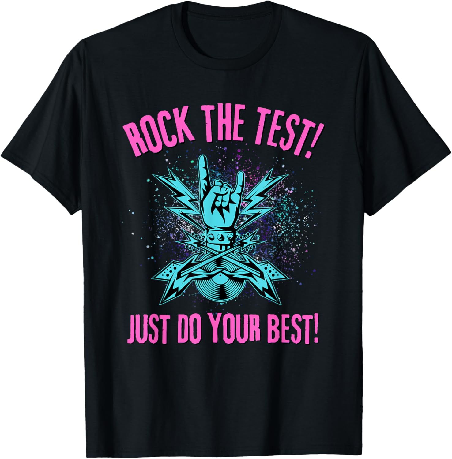 Rock The Test Rock N Roll Test Day Teacher Student Testing T-Shirt