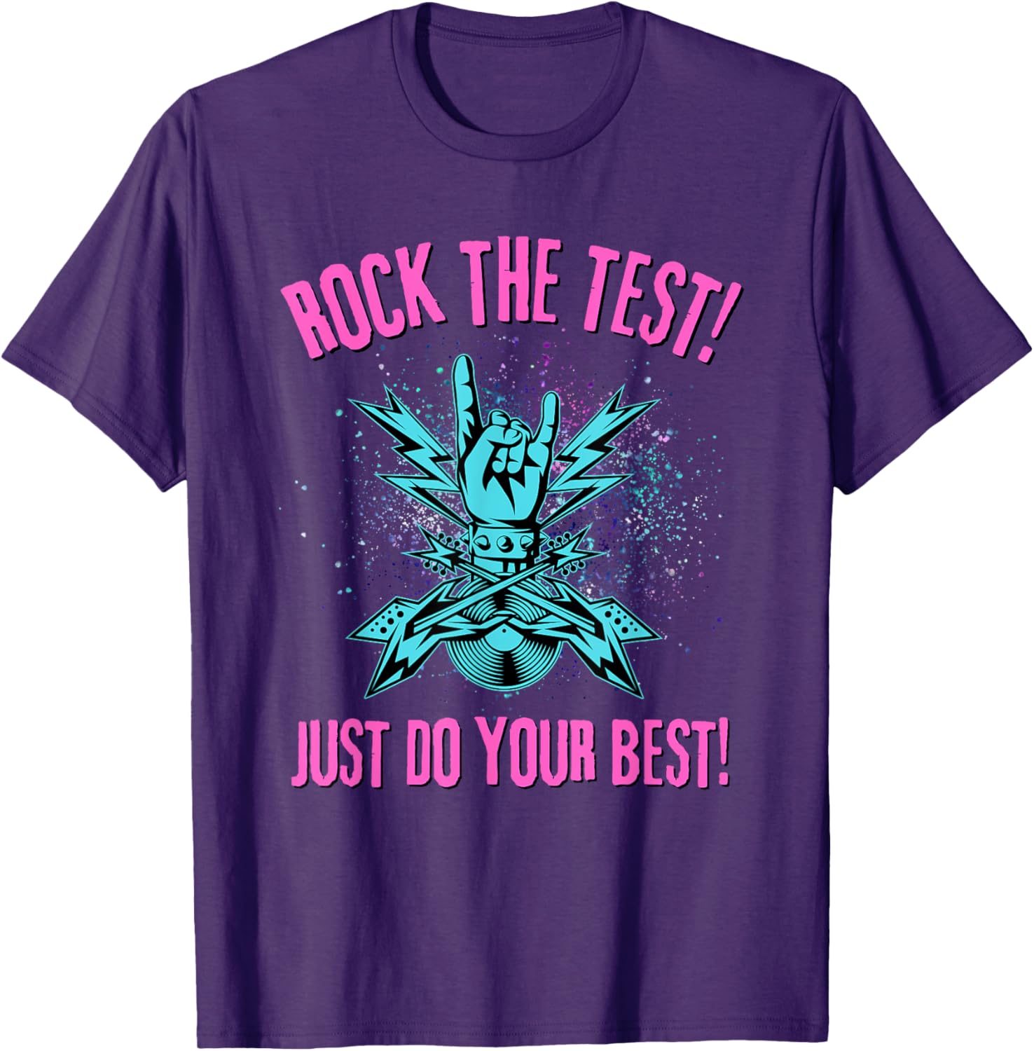 Rock The Test Rock N Roll Test Day Teacher Student Testing T-Shirt