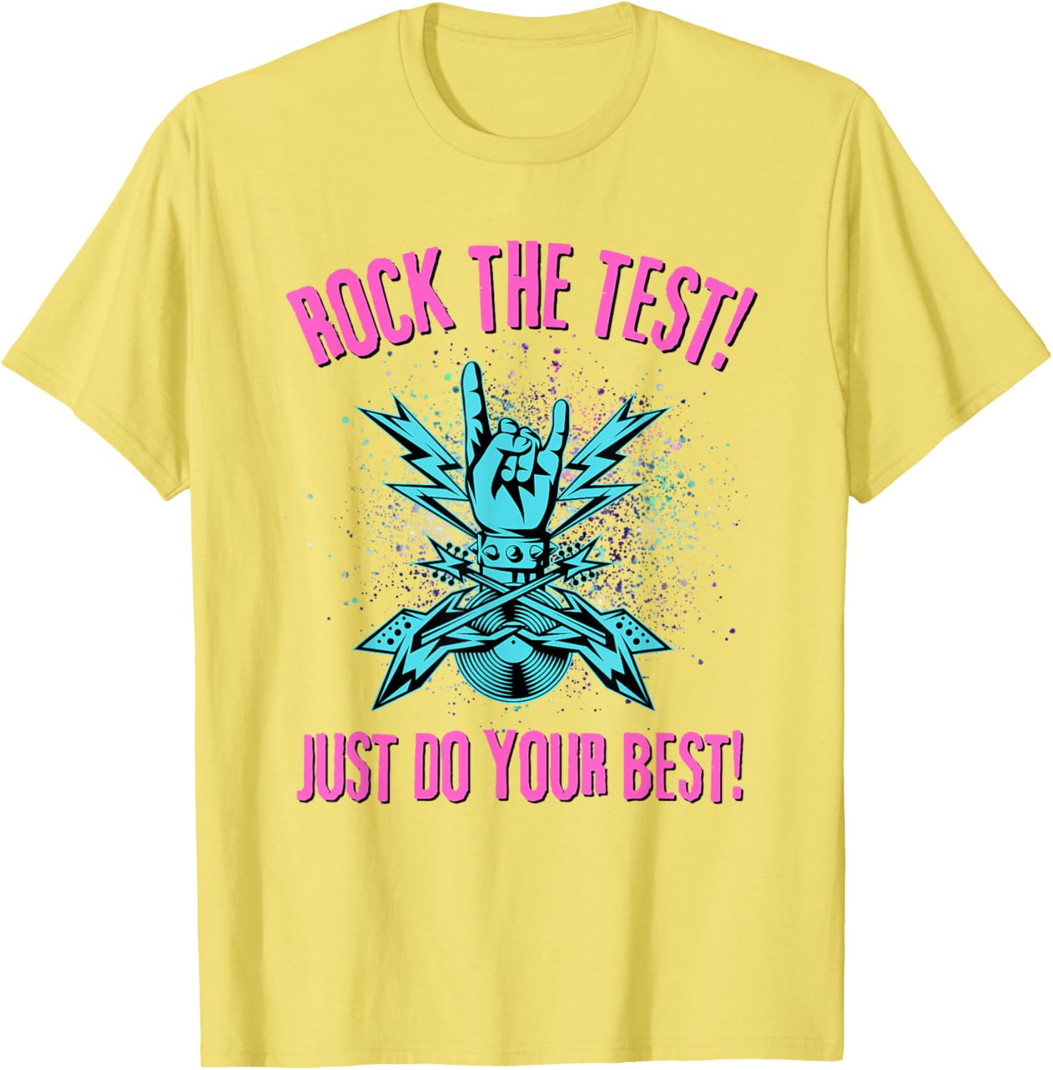 Rock The Test Rock N Roll Test Day Teacher Student Testing T-Shirt