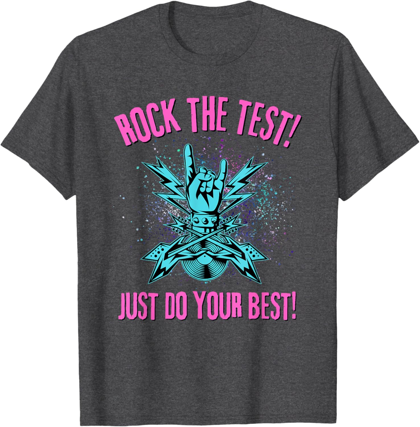 Rock The Test Rock N Roll Test Day Teacher Student Testing T-Shirt