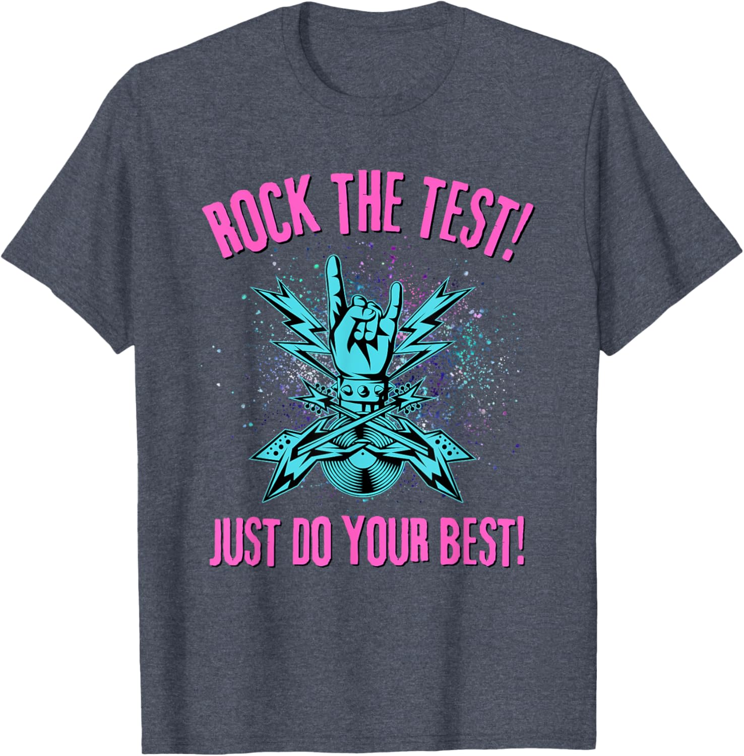 Rock The Test Rock N Roll Test Day Teacher Student Testing T-Shirt