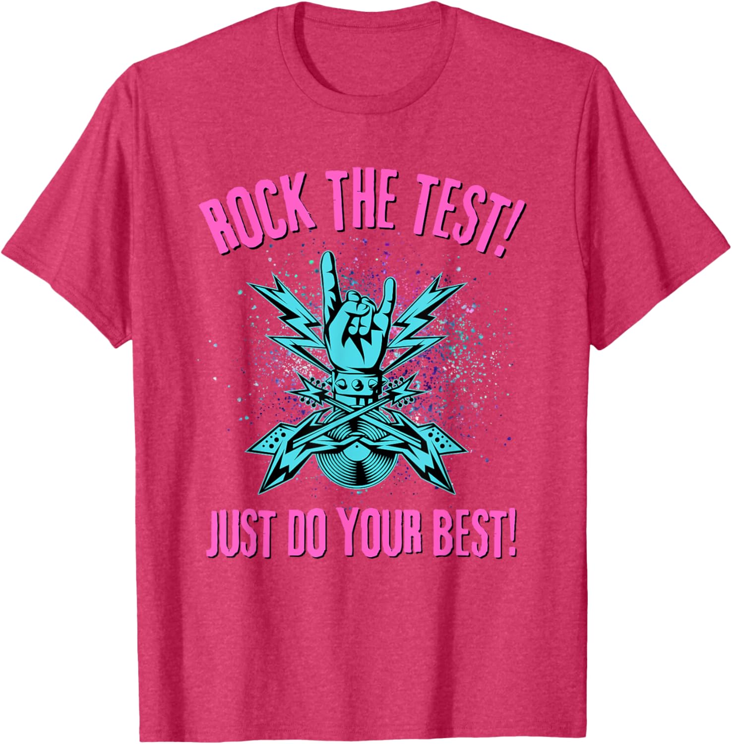 Rock The Test Rock N Roll Test Day Teacher Student Testing T-Shirt