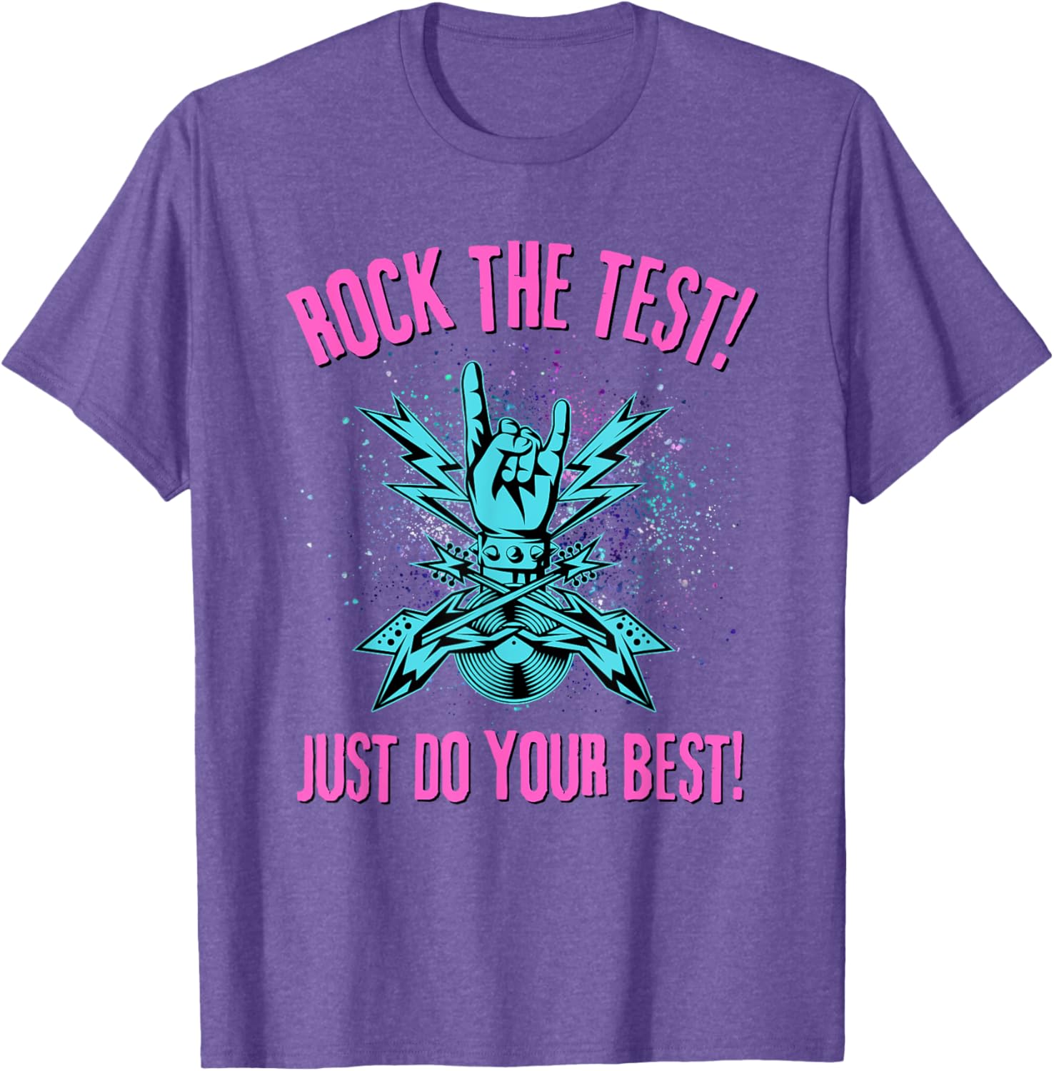Rock The Test Rock N Roll Test Day Teacher Student Testing T-Shirt