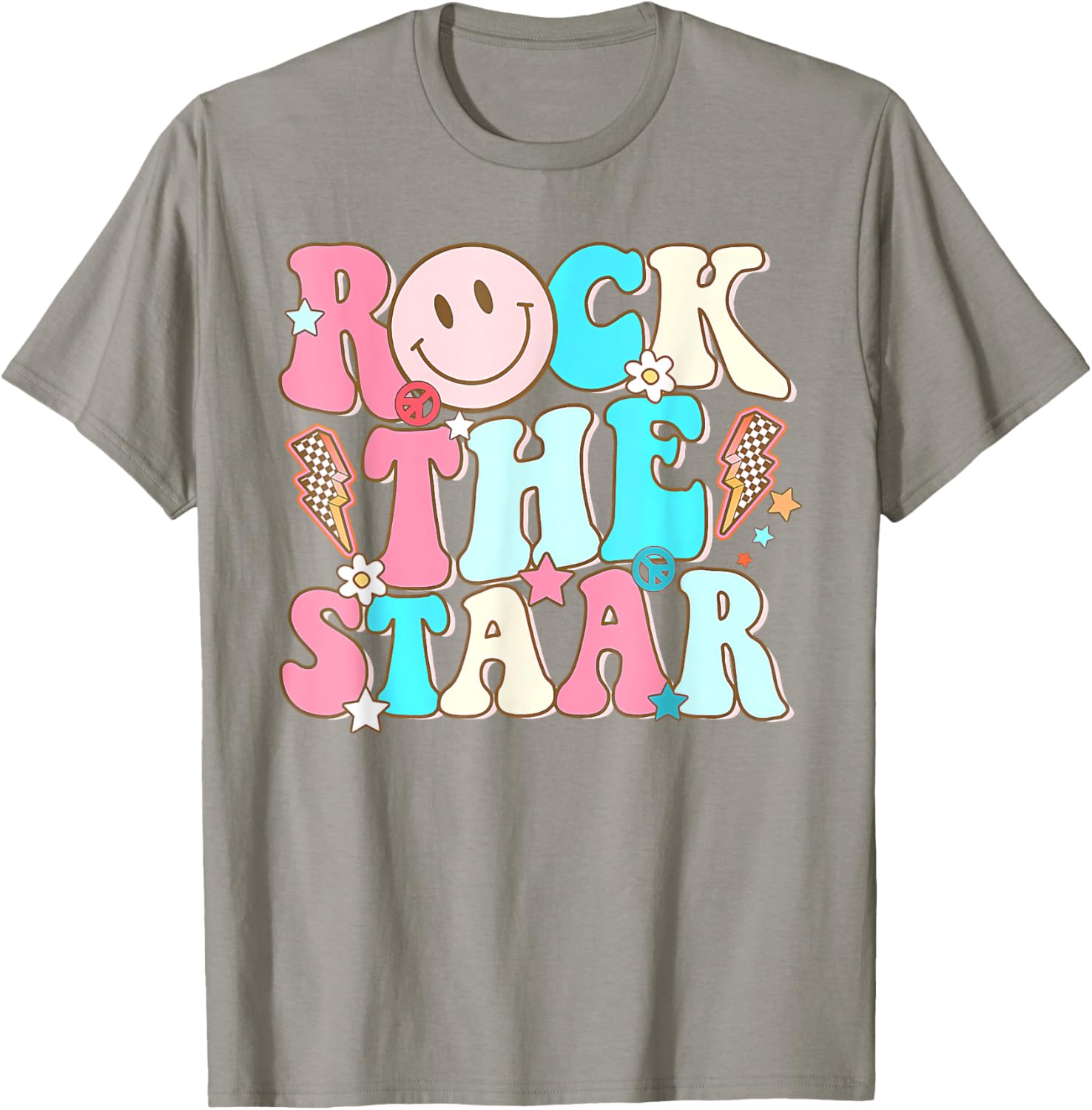 Rock The Test Test Day Teachers Motivational Rock The Staar T-Shirt