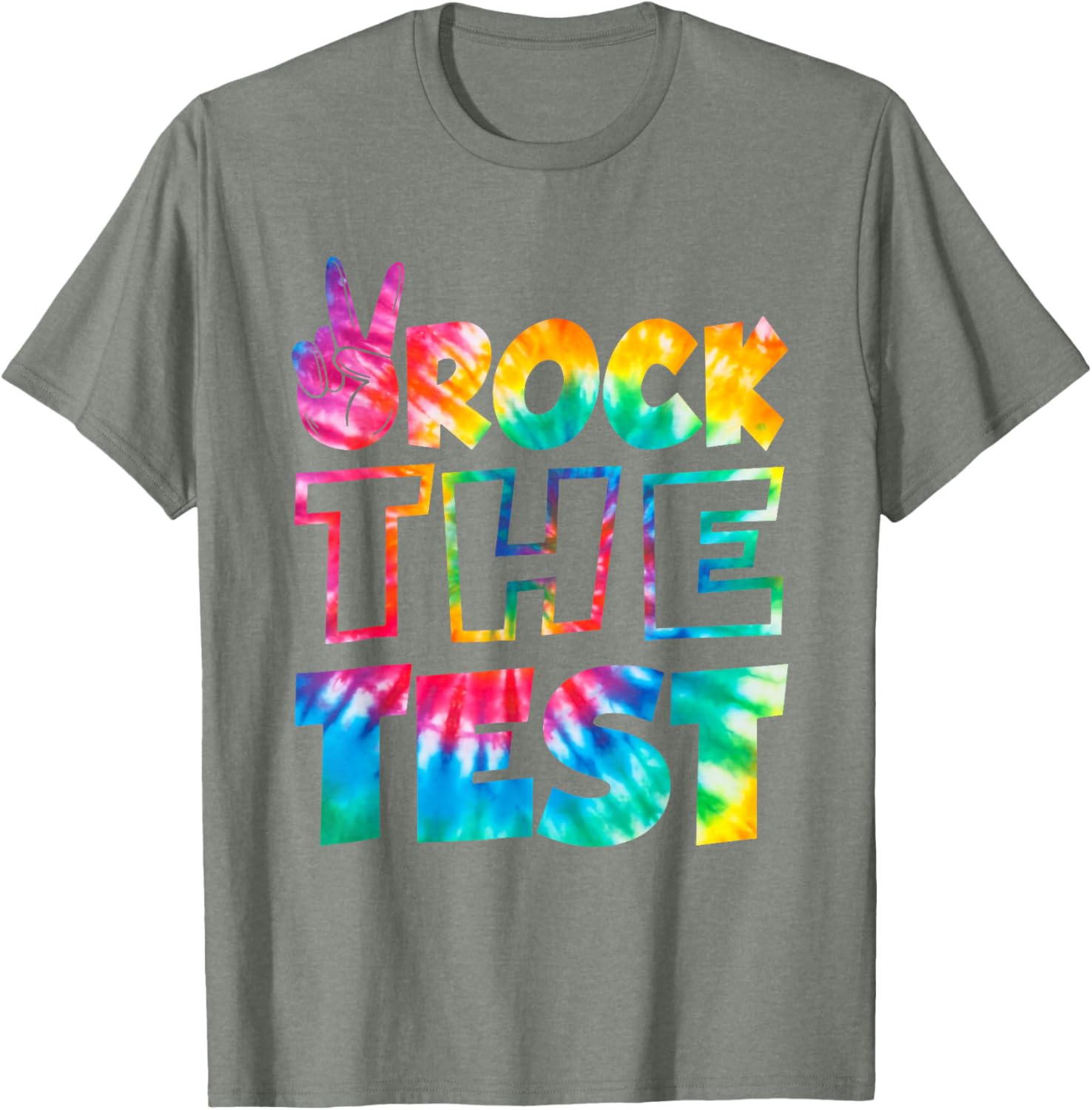 Rock The Test Testing Day Retro Motivational Teacher Student T-Shirt