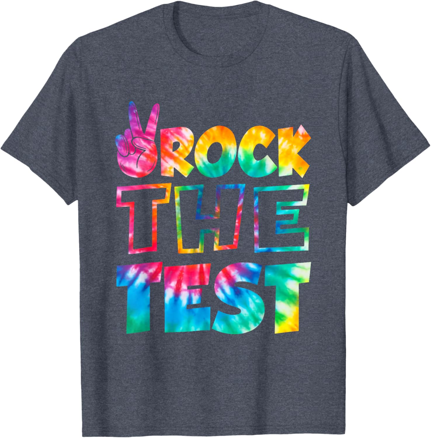 Rock The Test Testing Day Retro Motivational Teacher Student T-Shirt