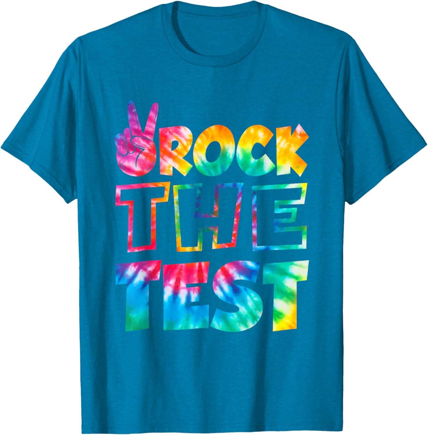 Rock The Test Testing Day Retro Motivational Teacher Student T-Shirt
