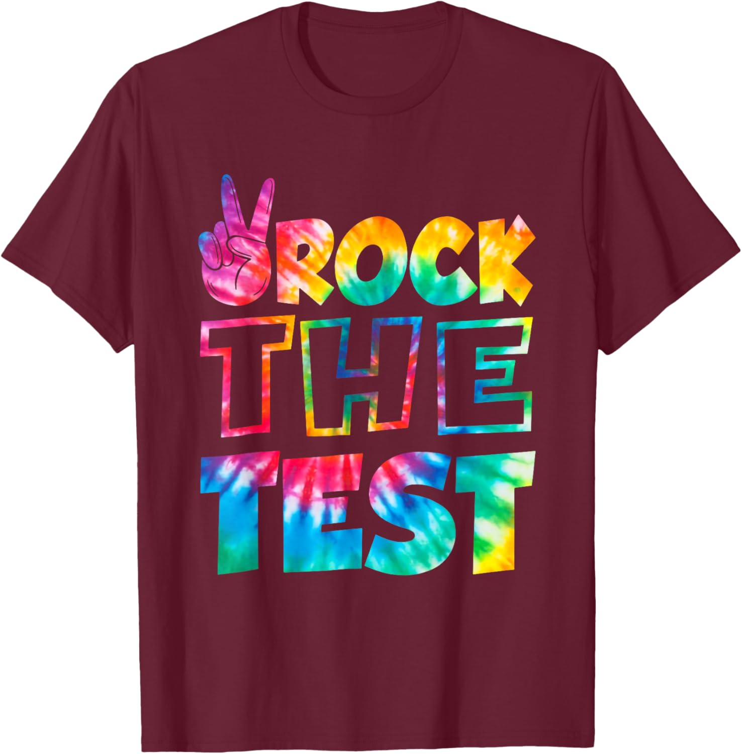 Rock The Test Testing Day Retro Motivational Teacher Student T-Shirt