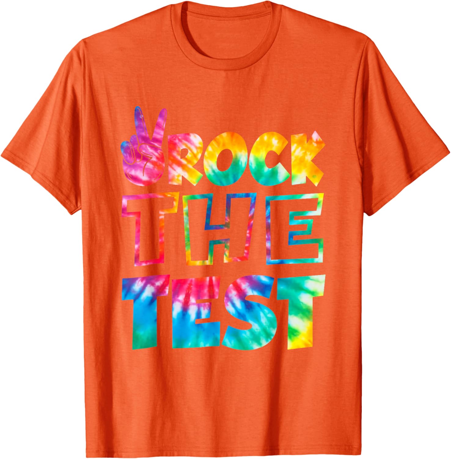 Rock The Test Testing Day Retro Motivational Teacher Student T-Shirt