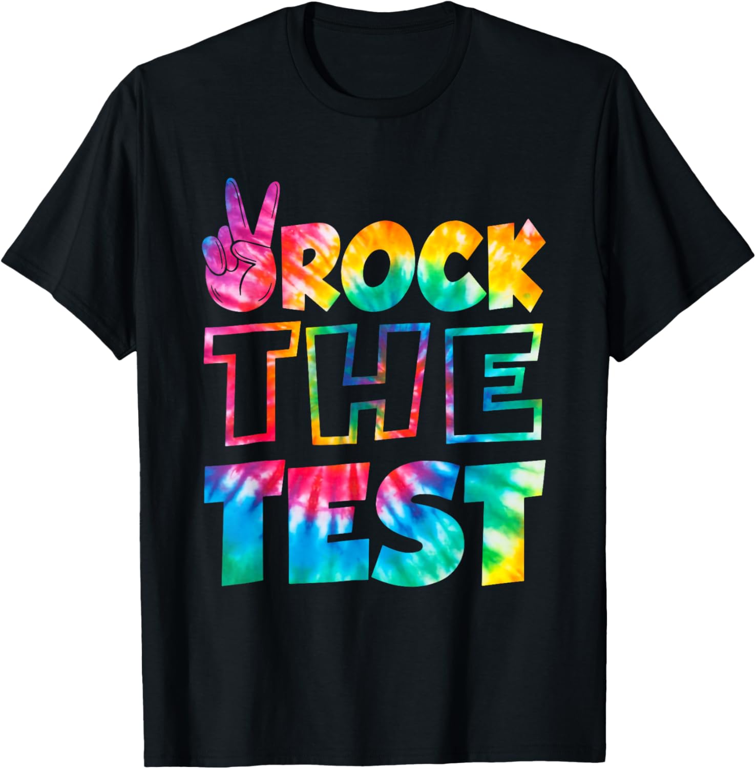Rock The Test Testing Day Retro Motivational Teacher Student T-Shirt