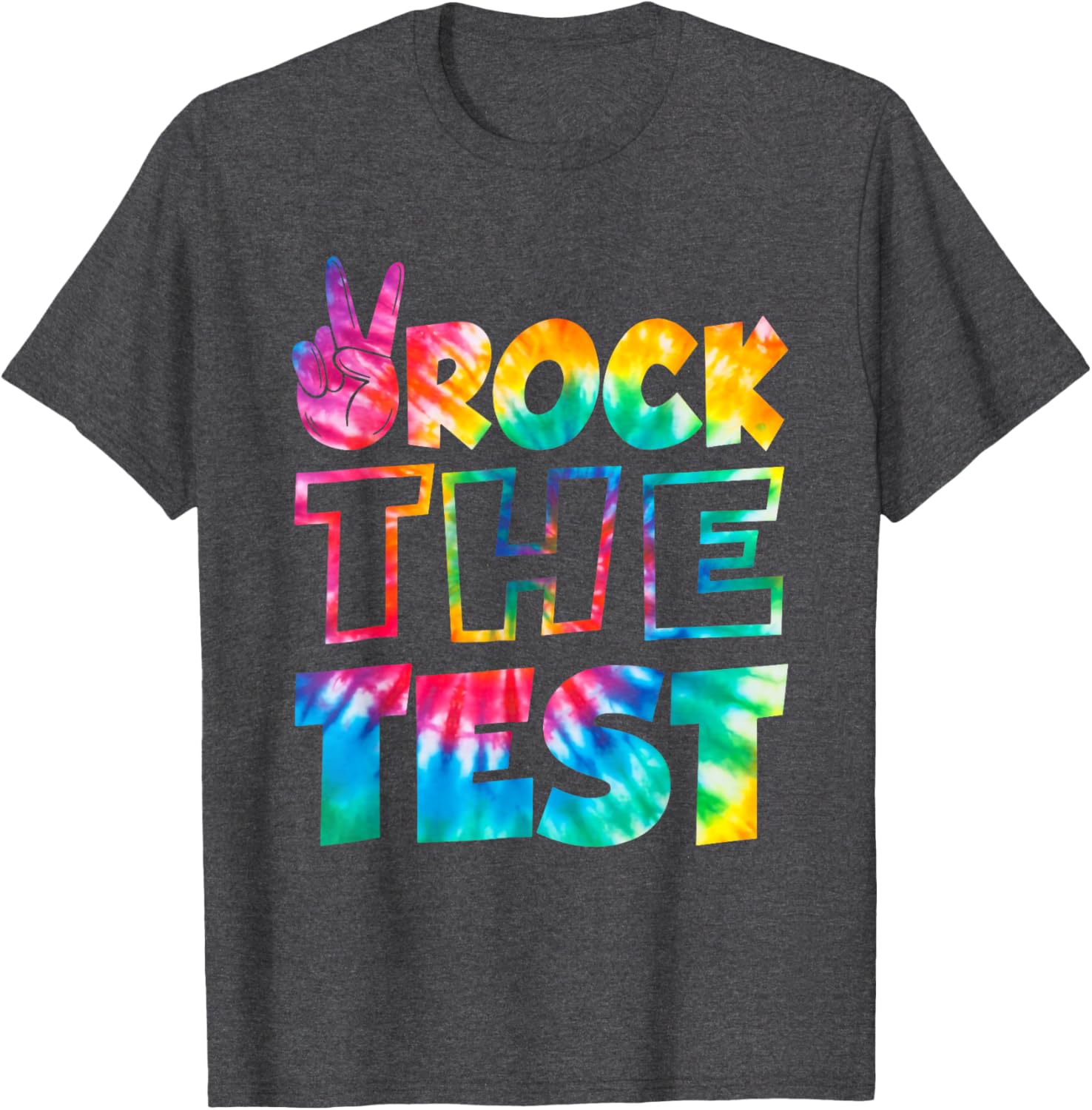 Rock The Test Testing Day Retro Motivational Teacher Student T-Shirt
