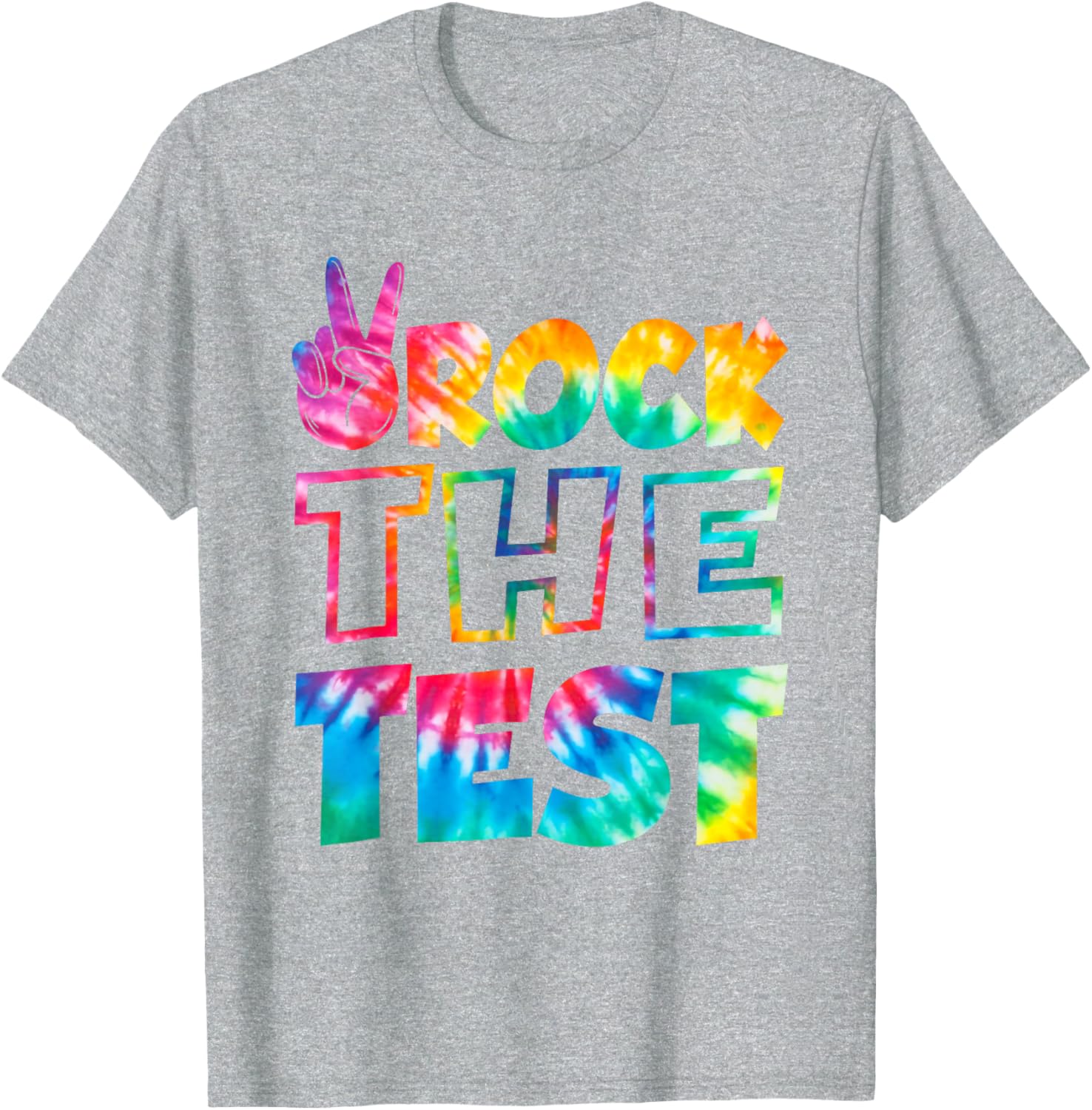 Rock The Test Testing Day Retro Motivational Teacher Student T-Shirt