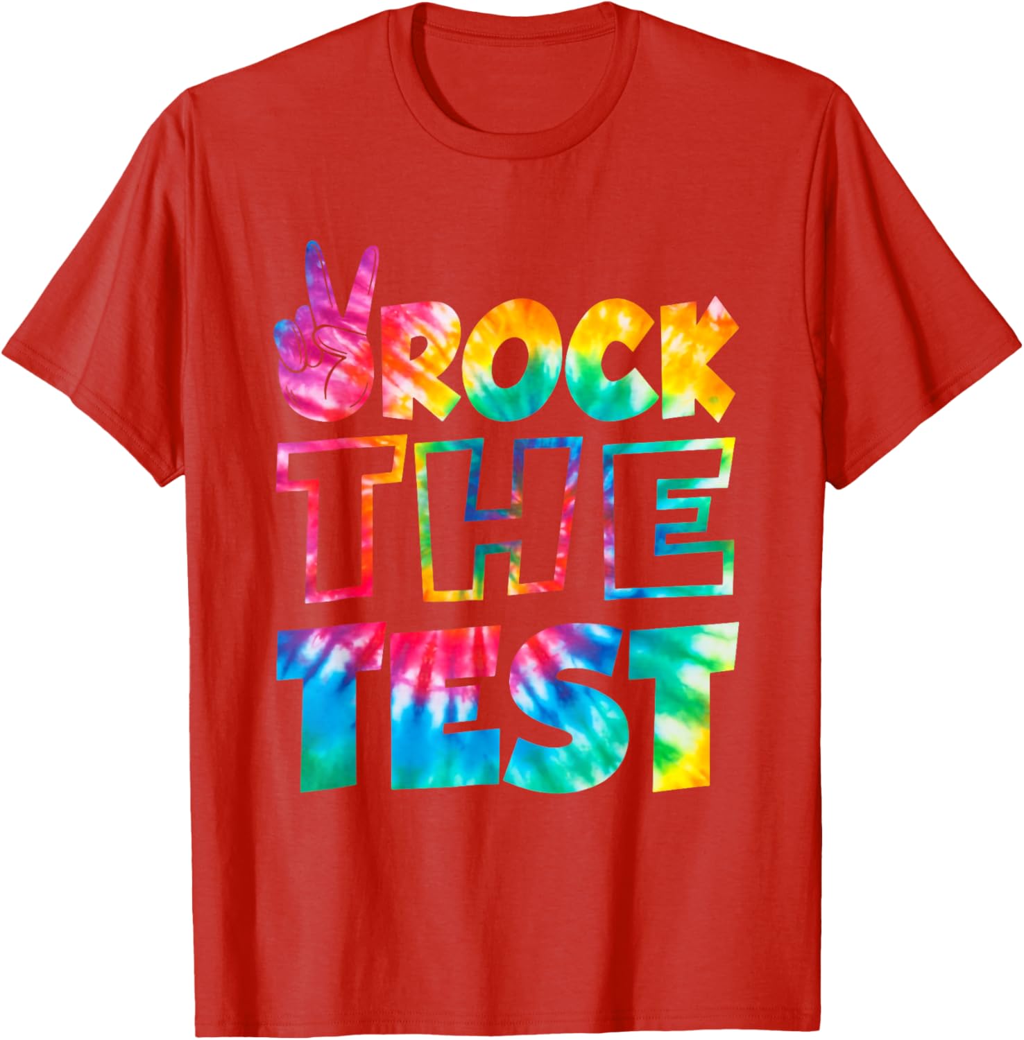 Rock The Test Testing Day Retro Motivational Teacher Student T-Shirt
