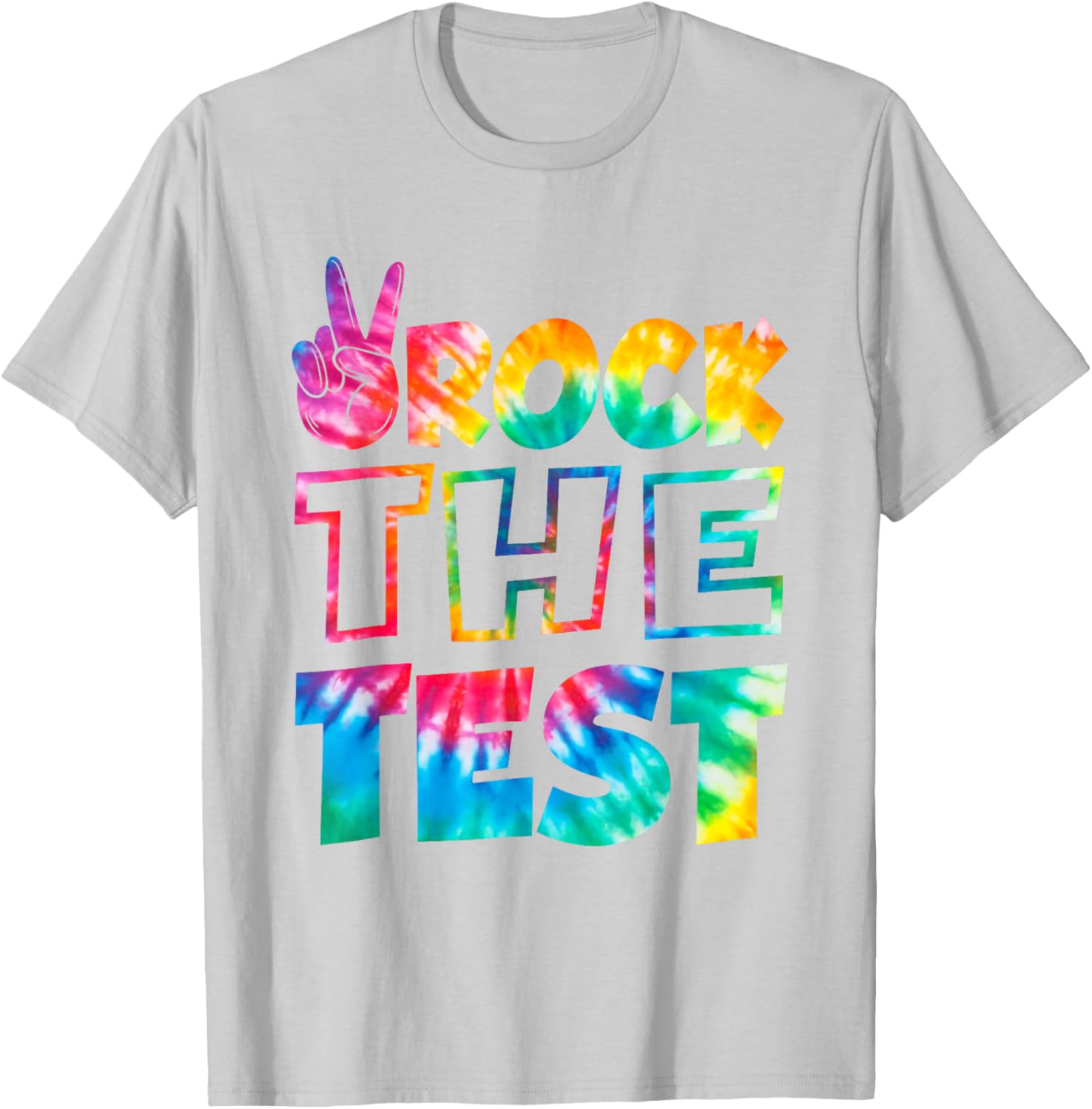 Rock The Test Testing Day Retro Motivational Teacher Student T-Shirt