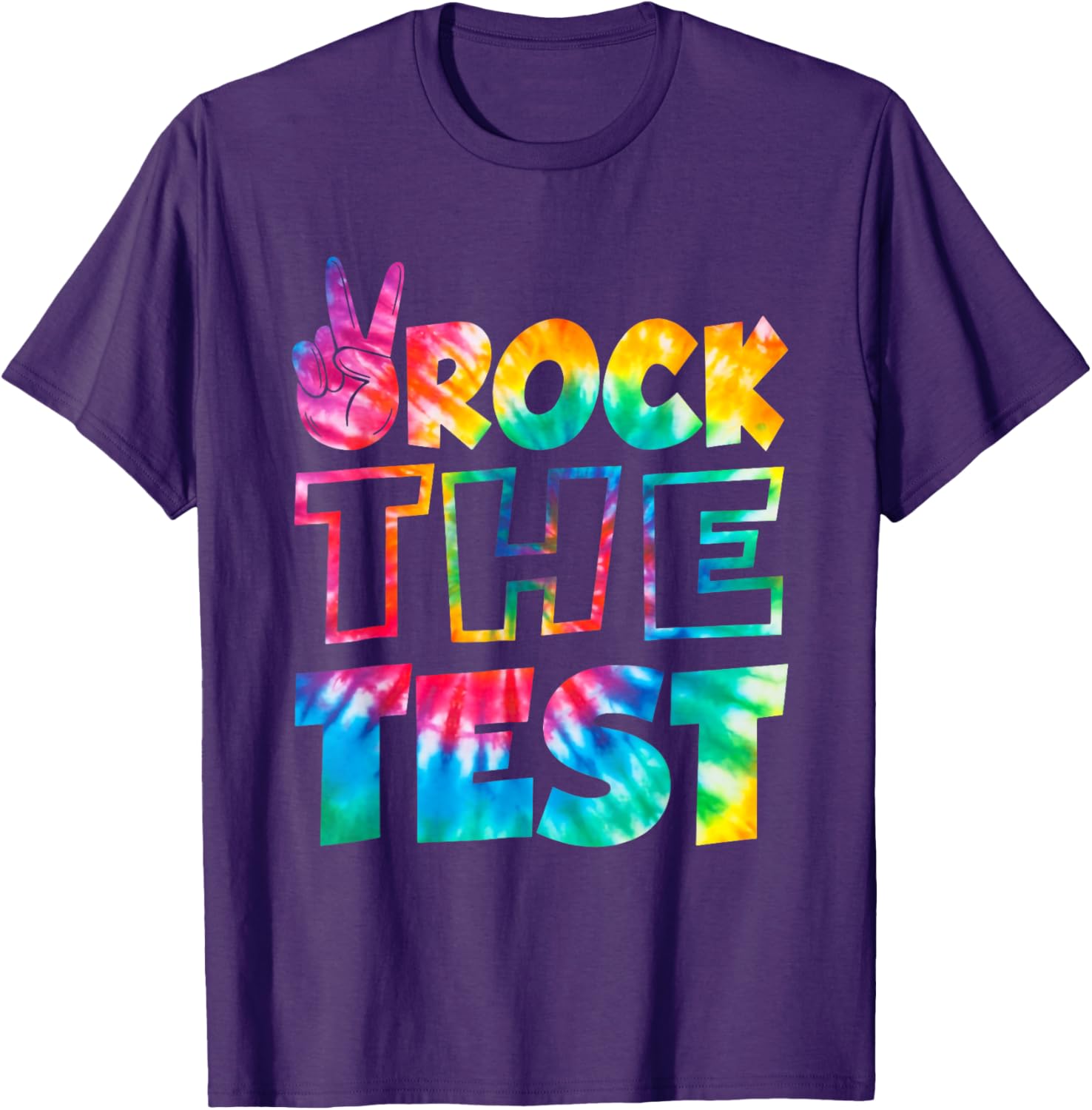 Rock The Test Testing Day Retro Motivational Teacher Student T-Shirt